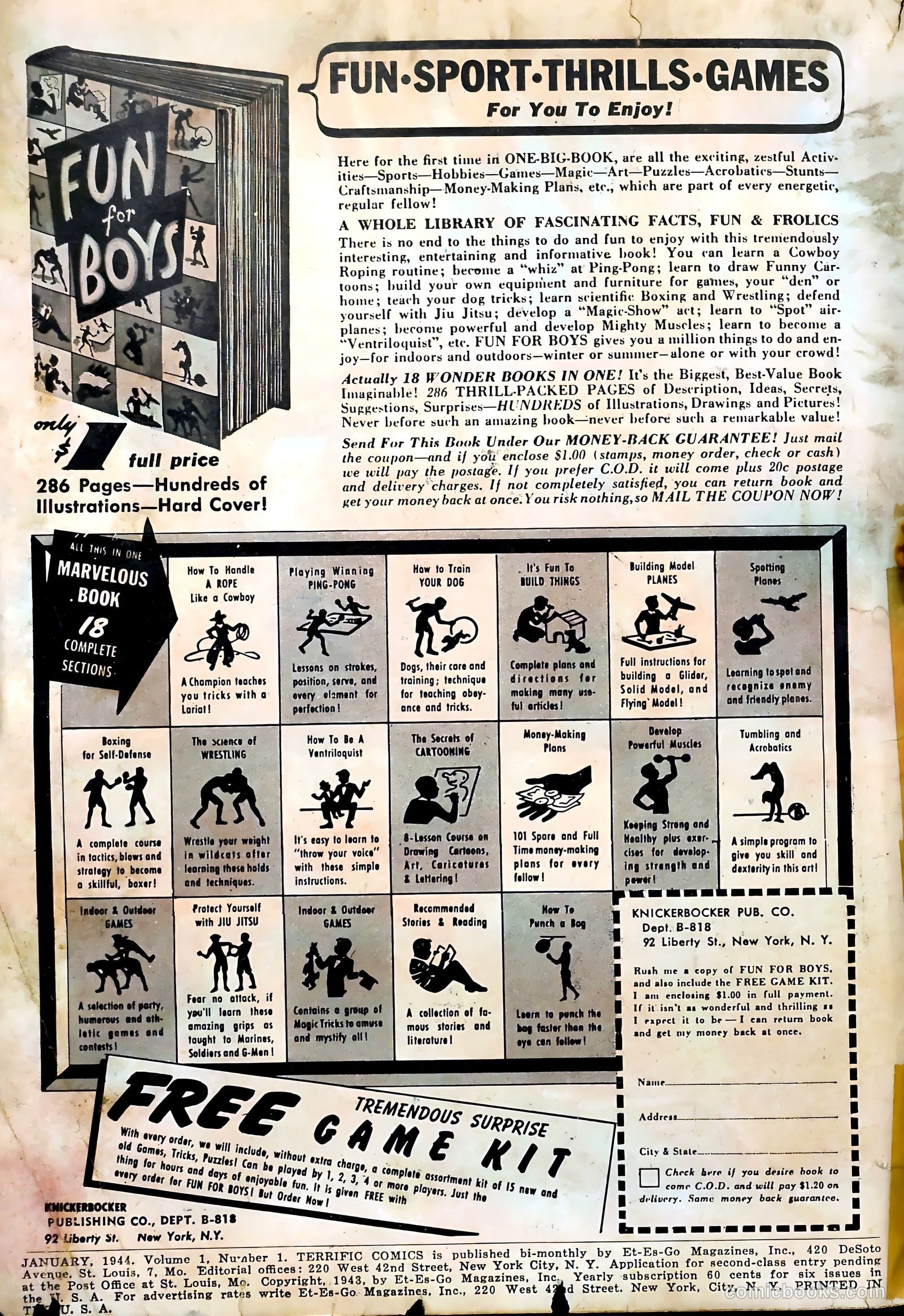 Terrific Comics #1 — page 2 of 60