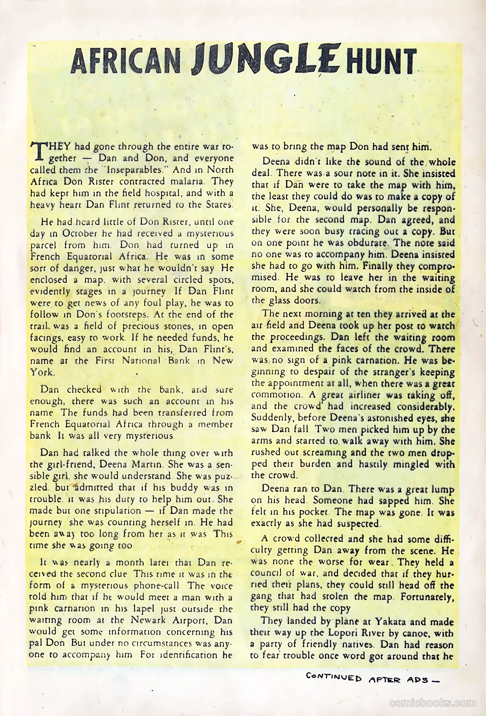 Terrors of the Jungle #7 — page 9 of 36