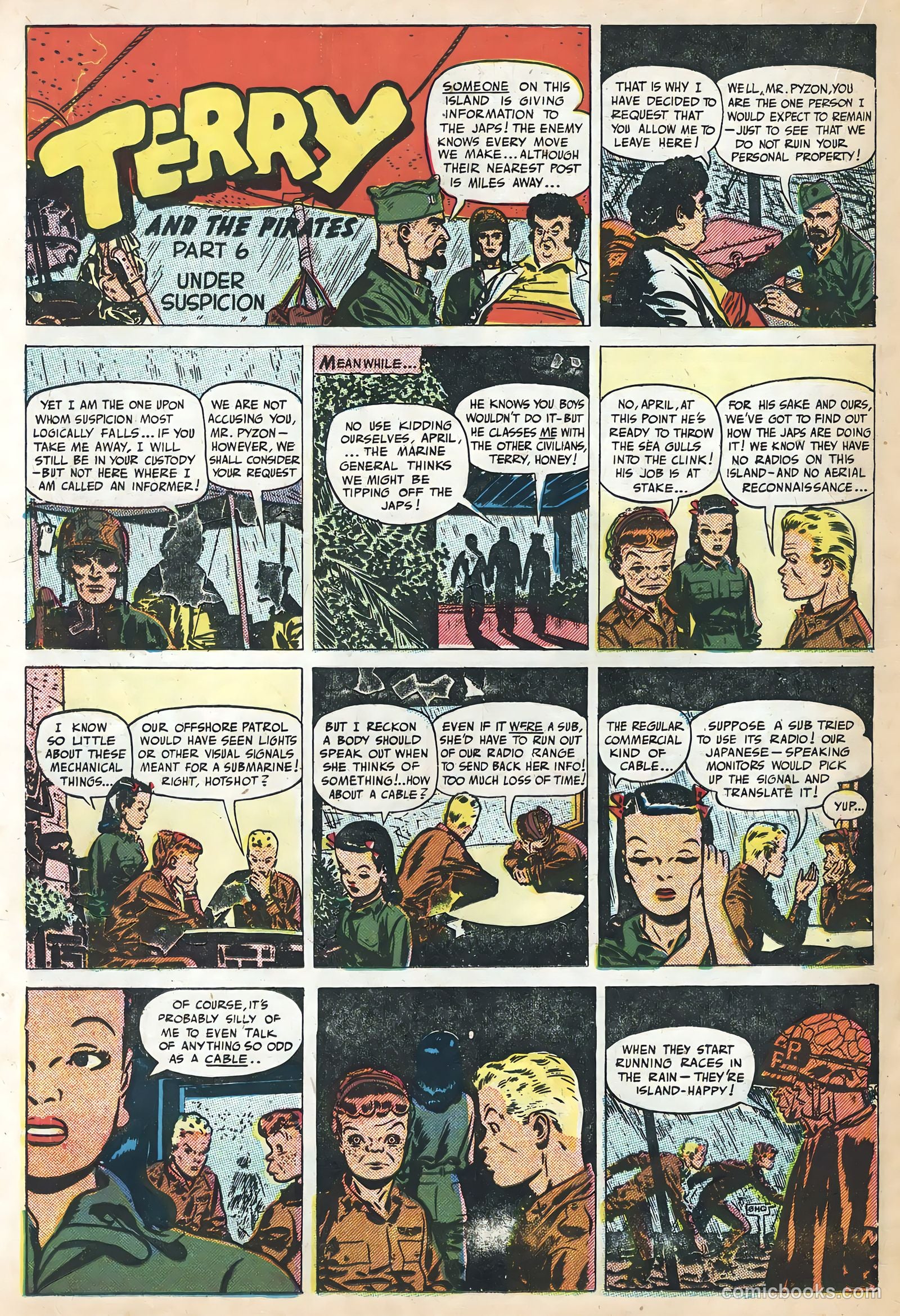 Terry and the Pirates #20 — page 22 of 36