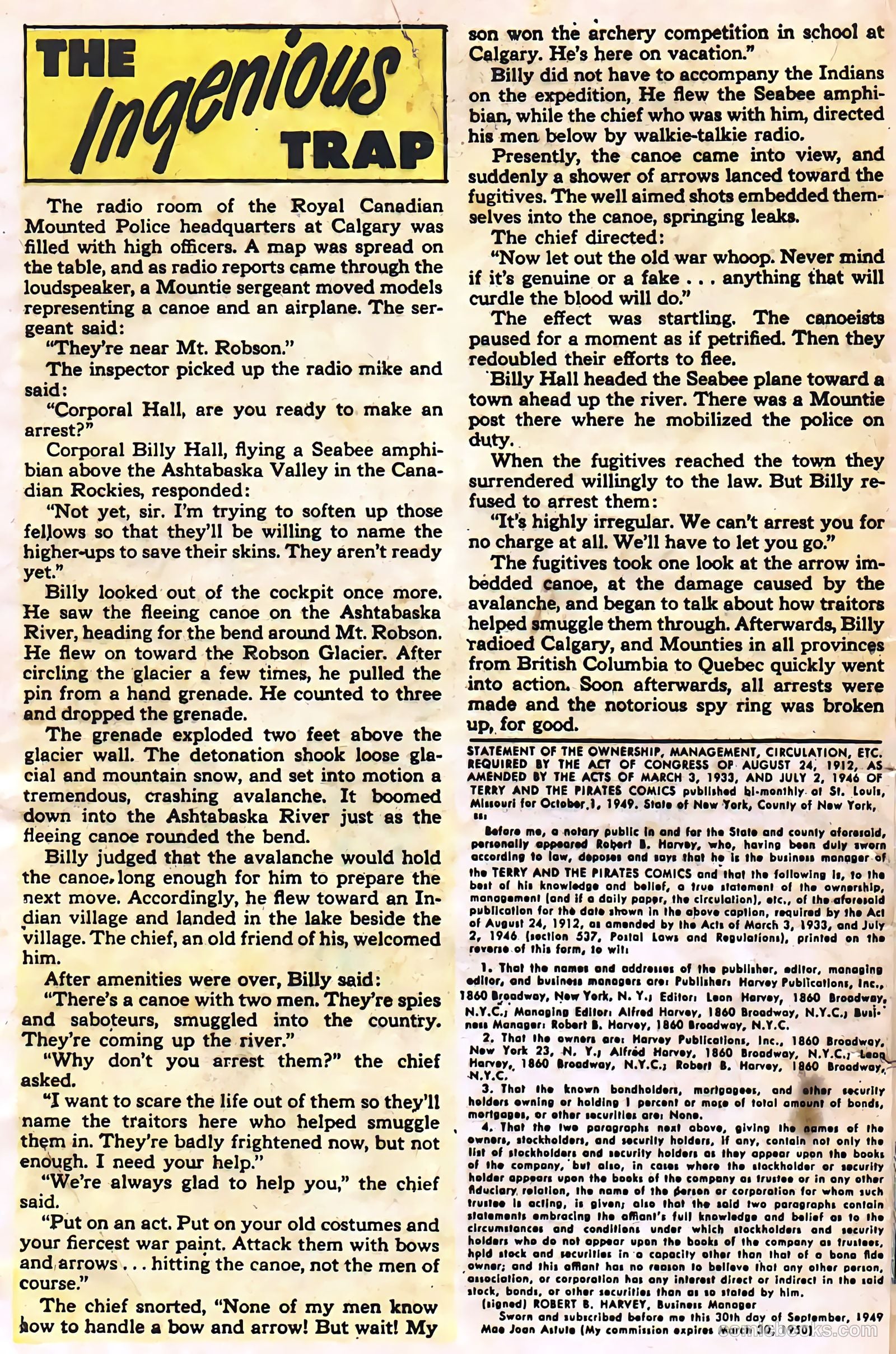 Terry and the Pirates #21 — page 31 of 33