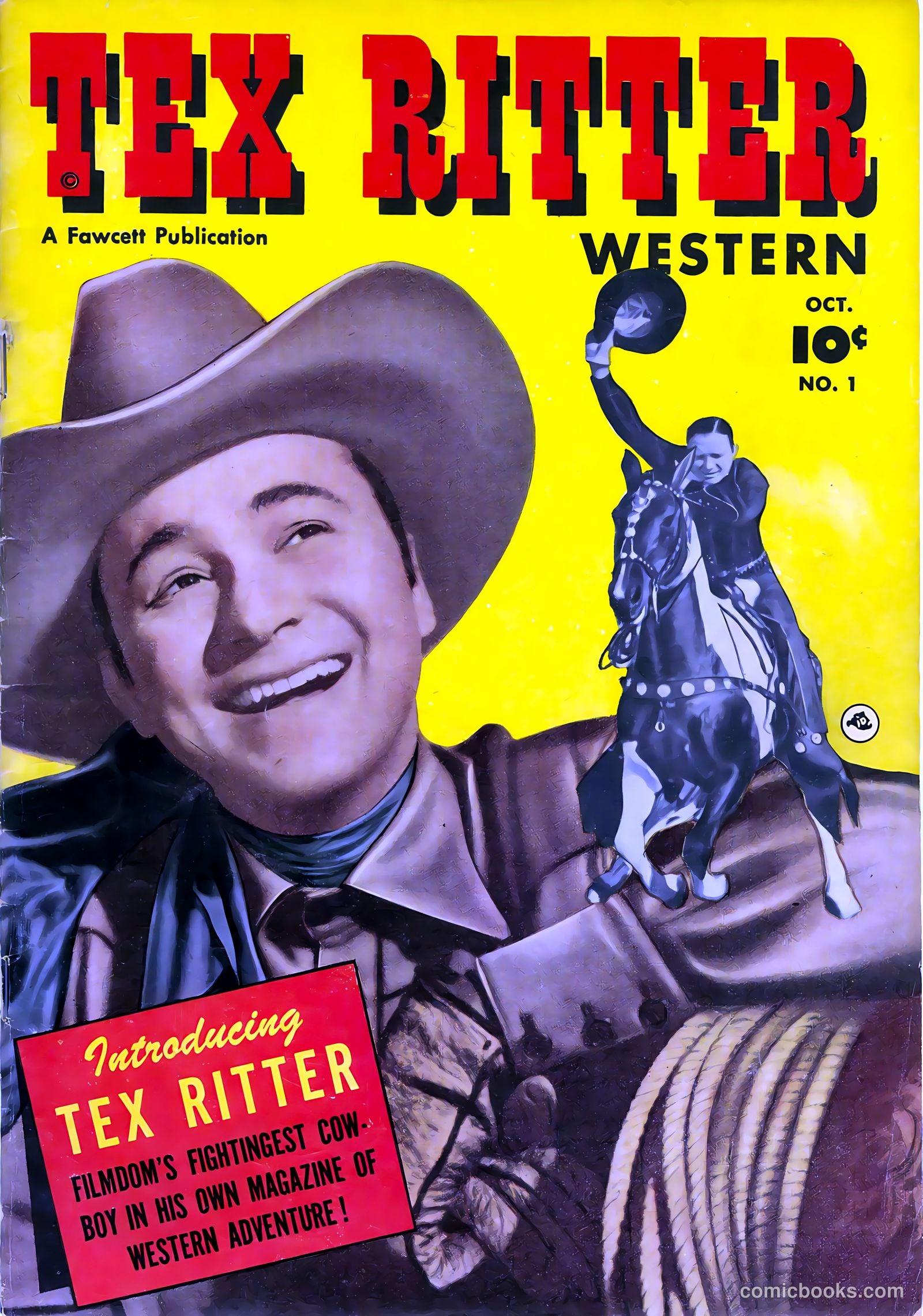 Tex Ritter Western #1 — page 1 of 40