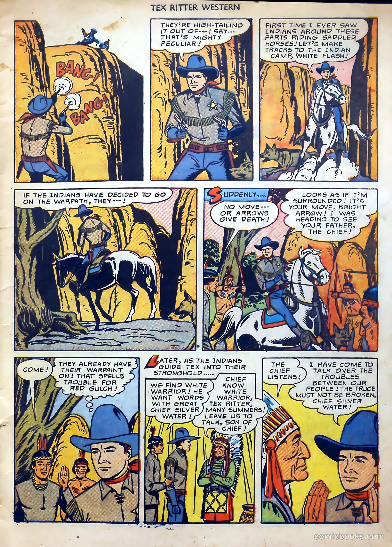 Tex Ritter Western #1 — page 9 of 40