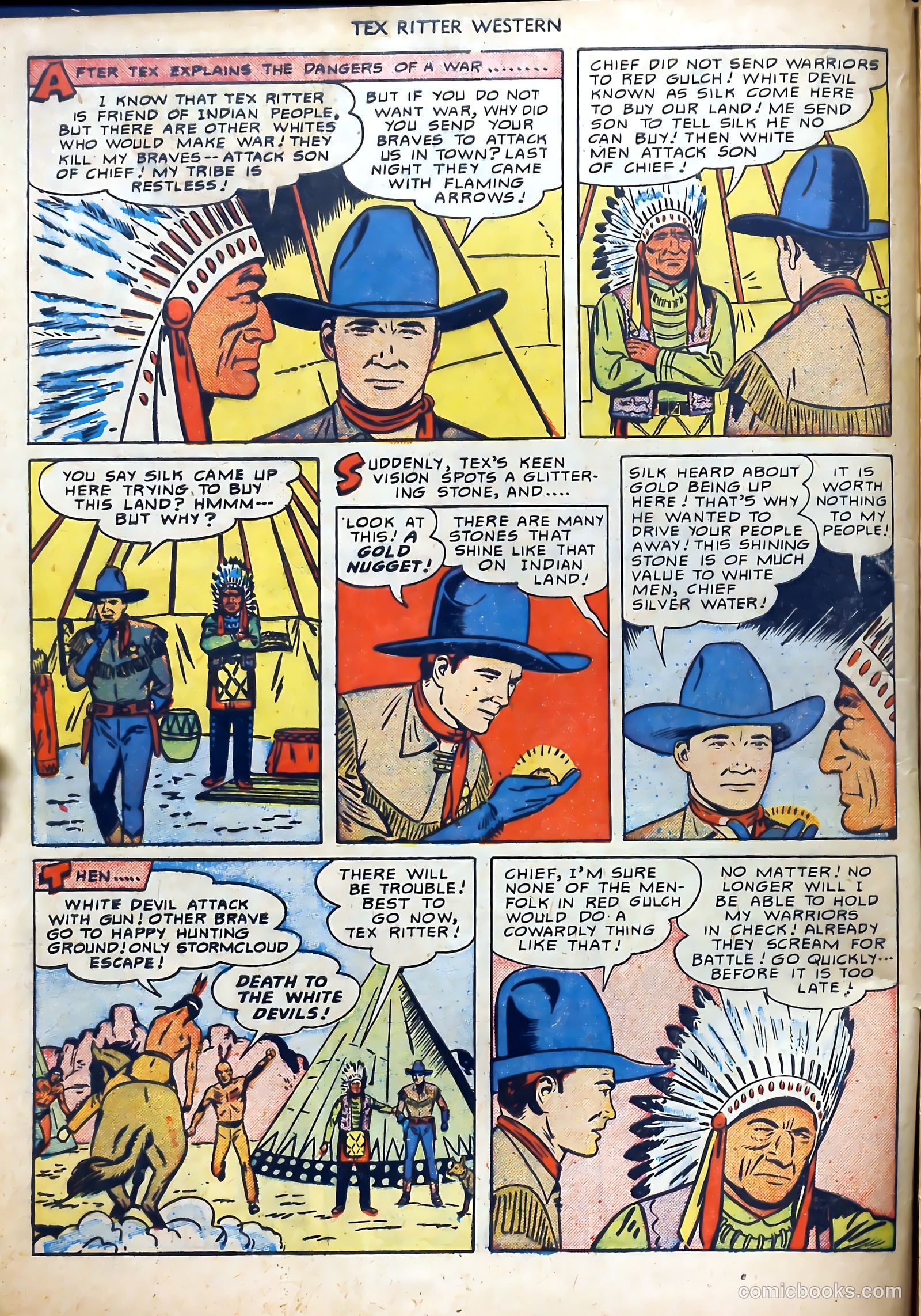 Tex Ritter Western #1 — page 10 of 40