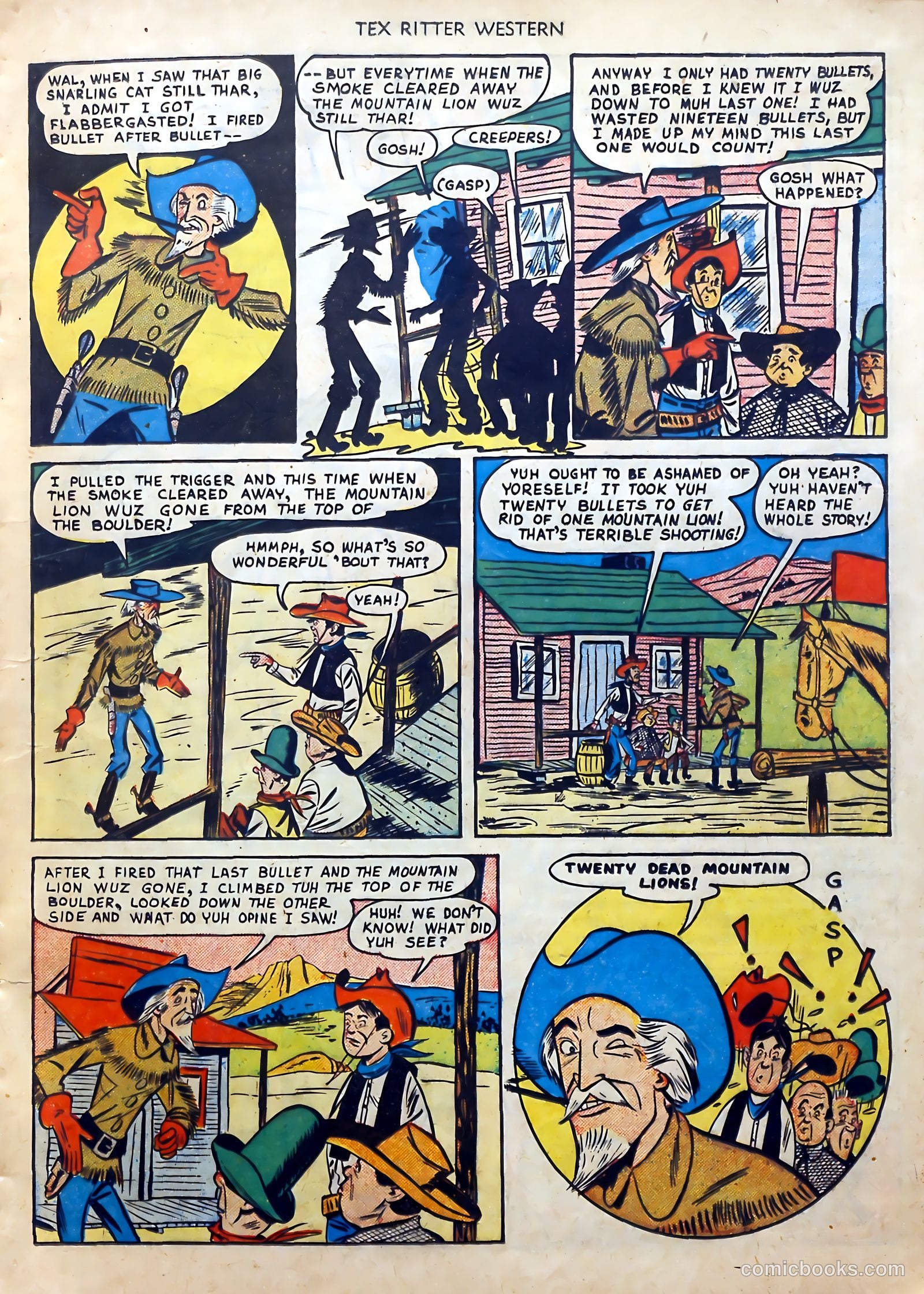 Tex Ritter Western #1 — page 19 of 40