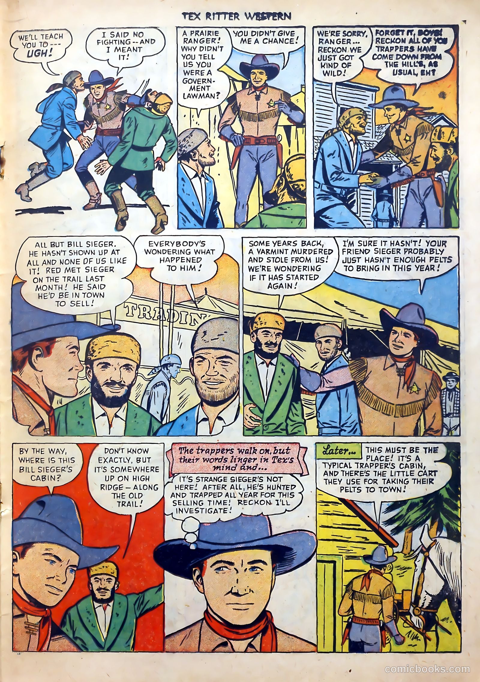 Tex Ritter Western #1 — page 21 of 40