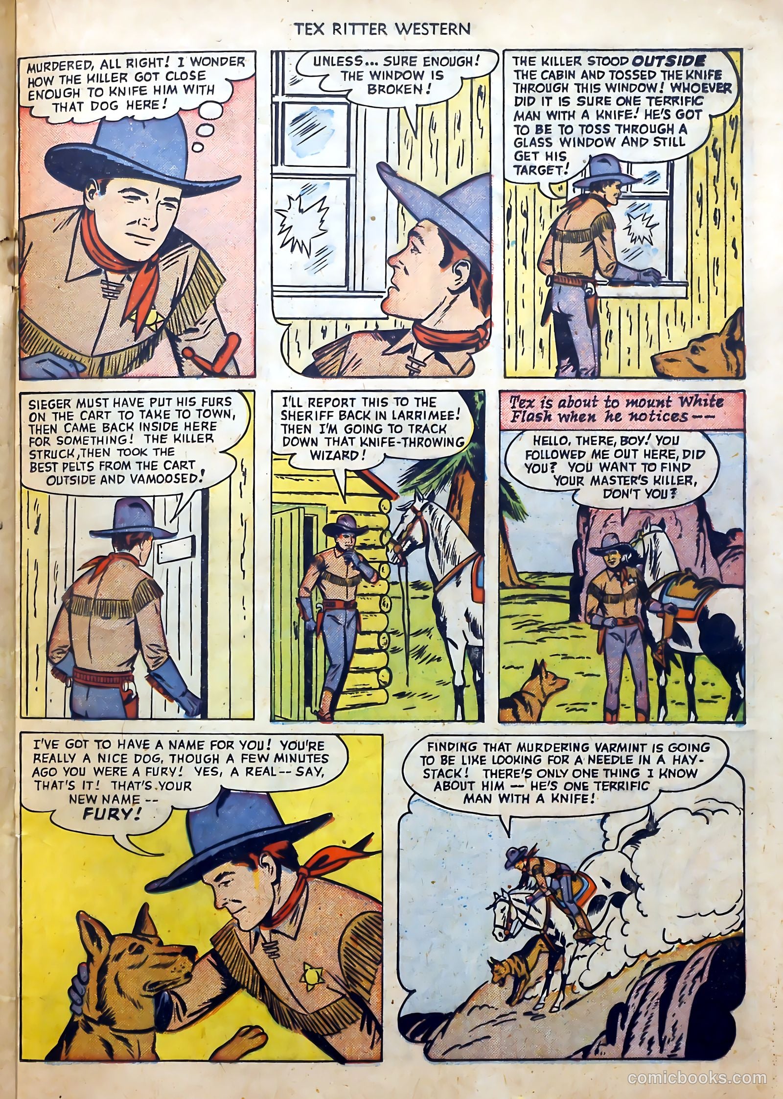 Tex Ritter Western #1 — page 23 of 40