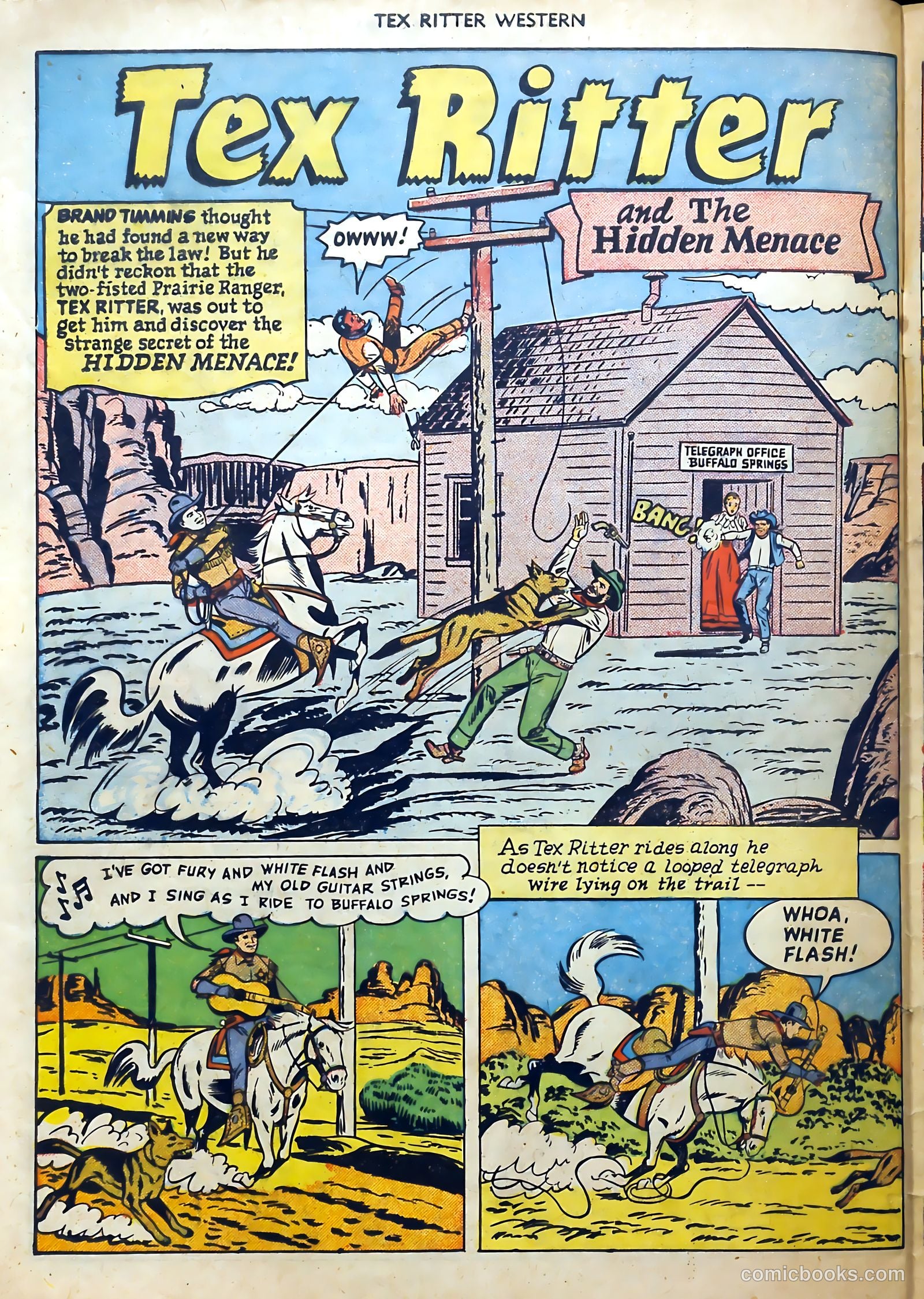 Tex Ritter Western #1 — page 30 of 40