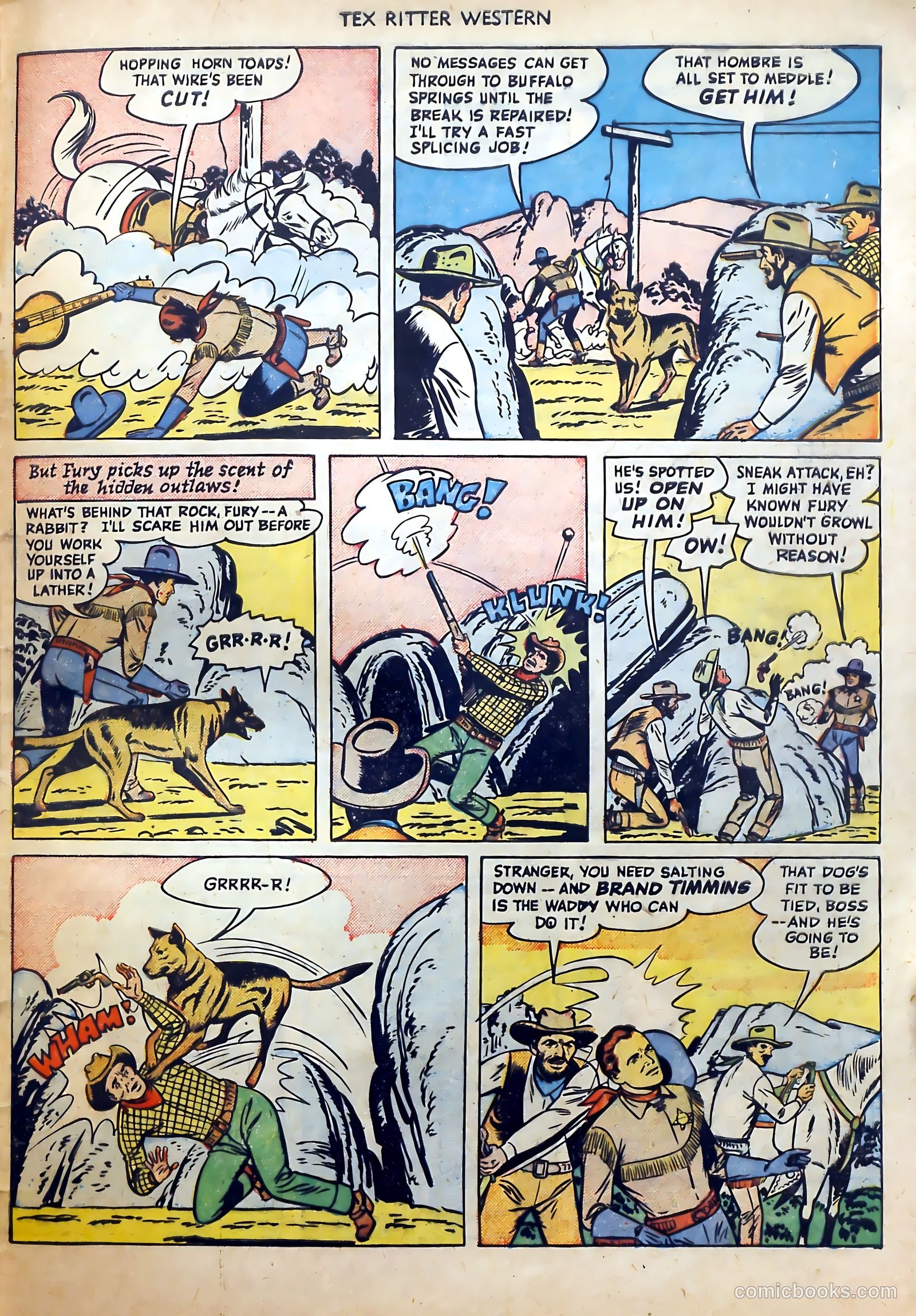 Tex Ritter Western #1 — page 31 of 40