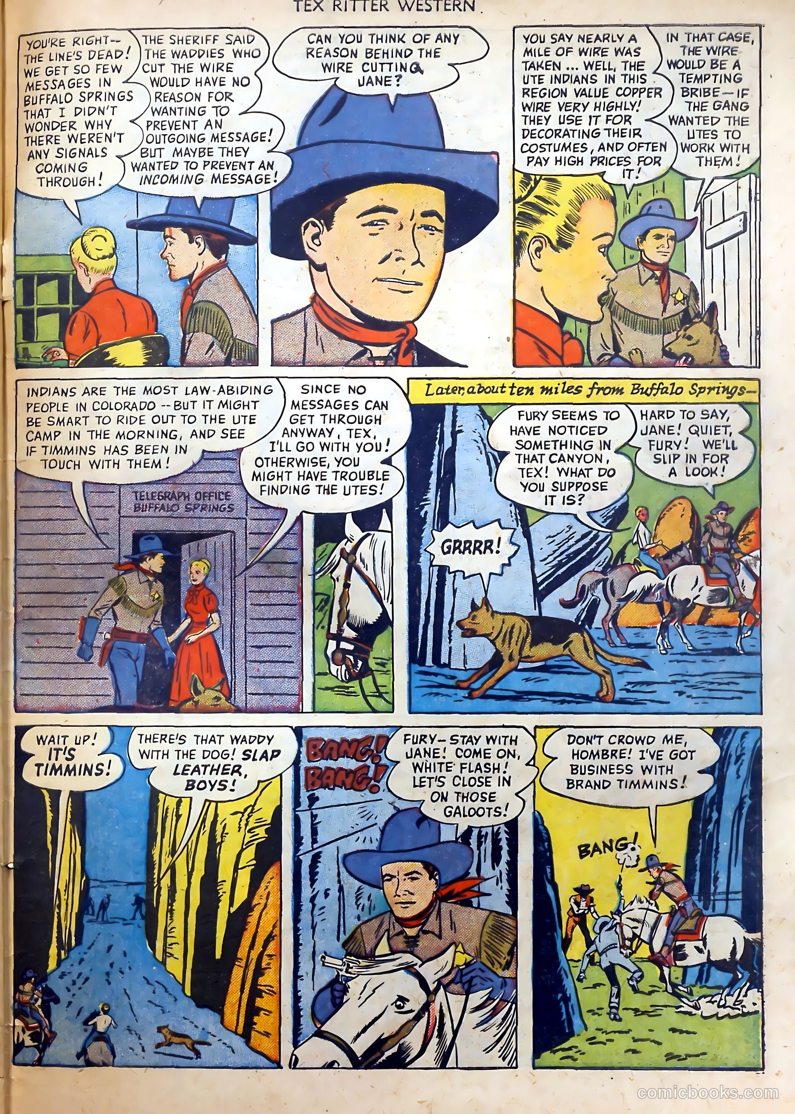 Tex Ritter Western #1 — page 33 of 40