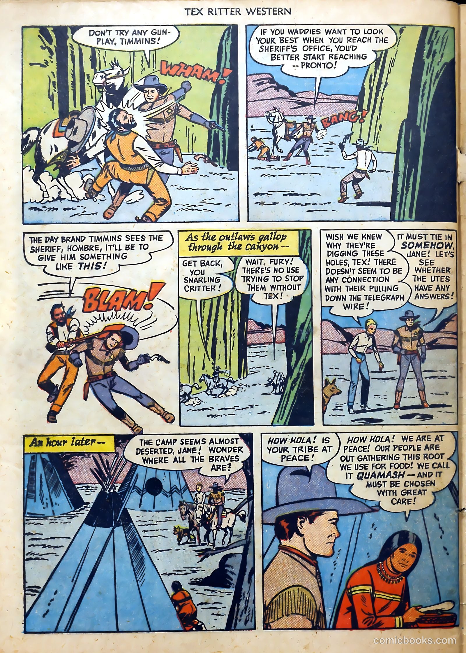 Tex Ritter Western #1 — page 34 of 40