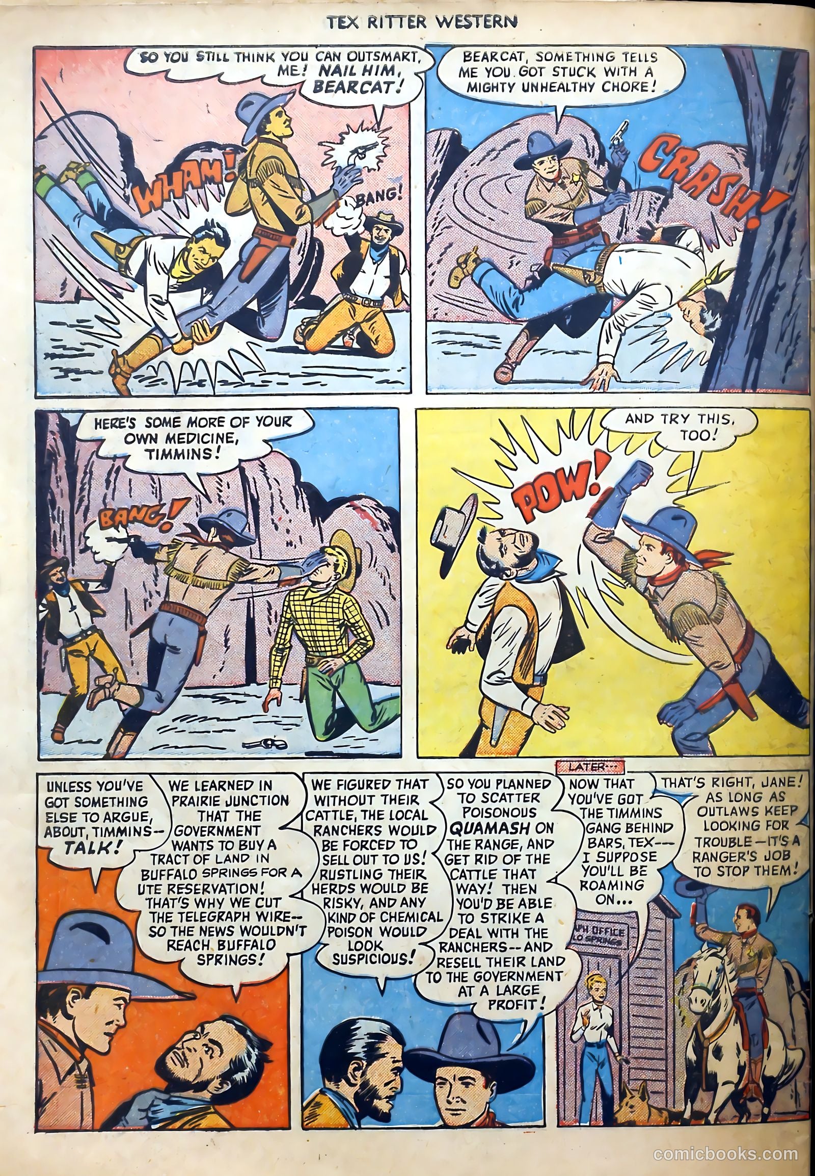 Tex Ritter Western #1 — page 36 of 40