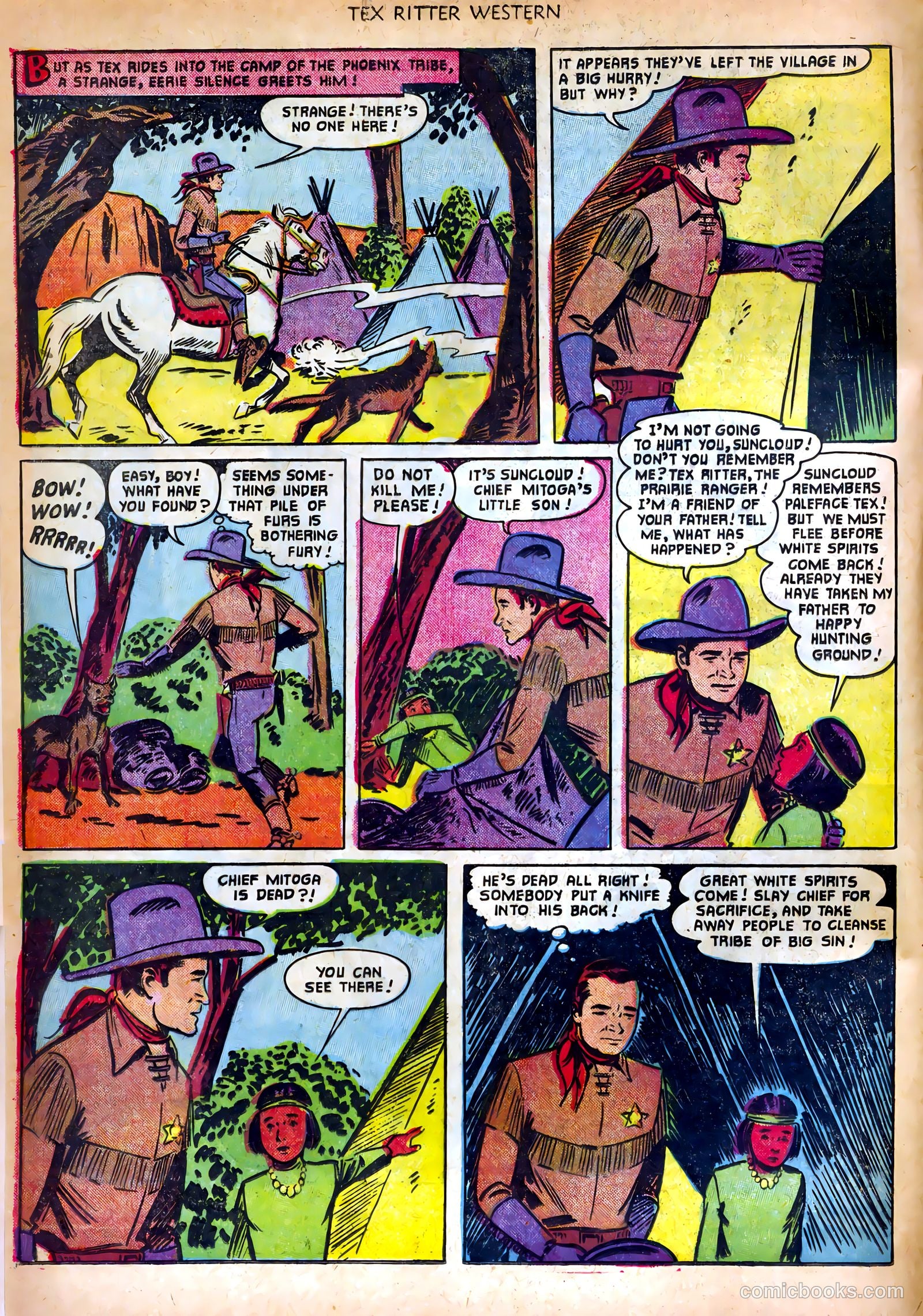 Tex Ritter Western #10 — page 4 of 36