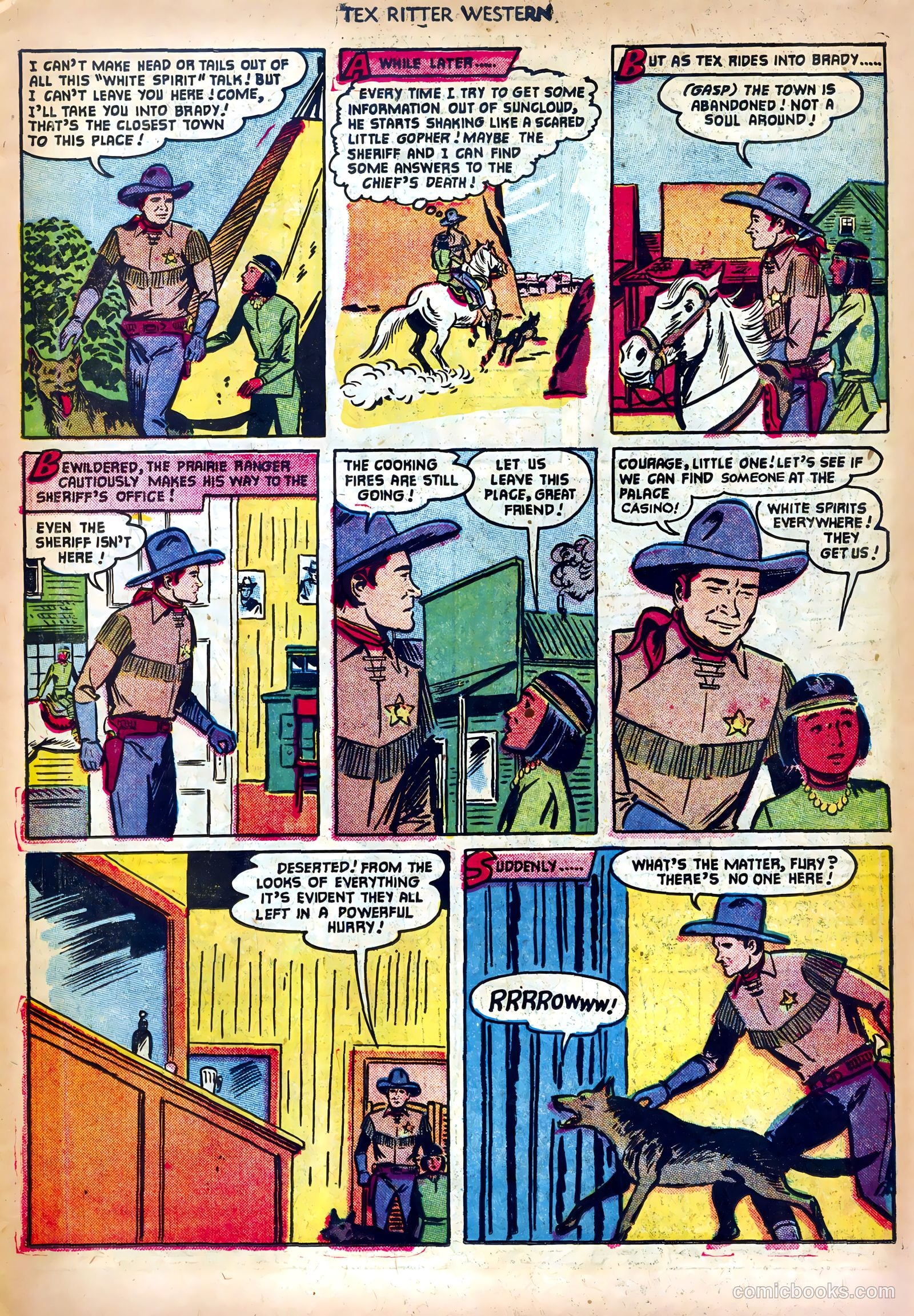 Tex Ritter Western #10 — page 5 of 36