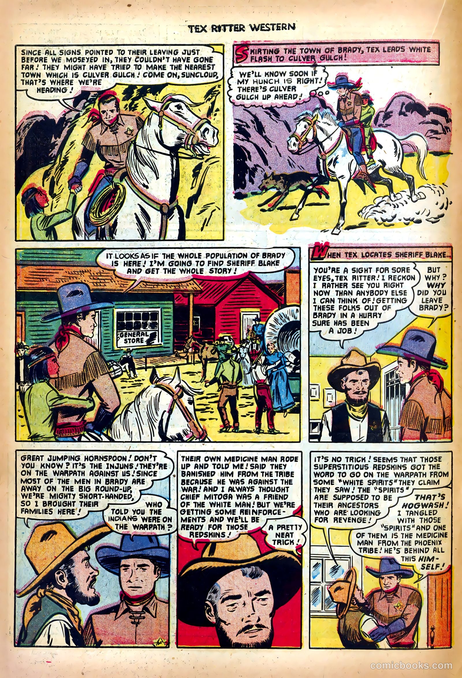 Tex Ritter Western #10 — page 16 of 36