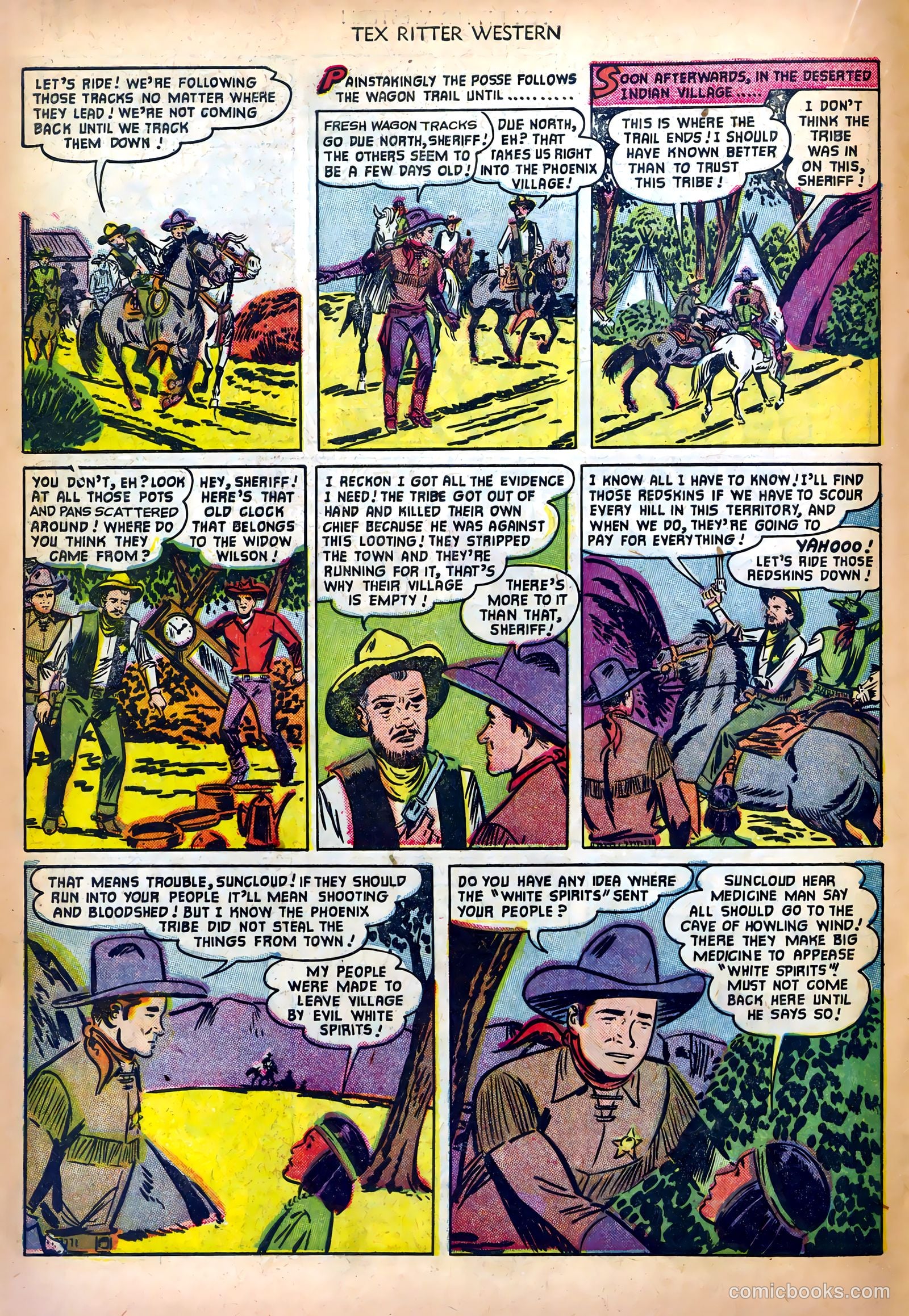 Tex Ritter Western #10 — page 18 of 36