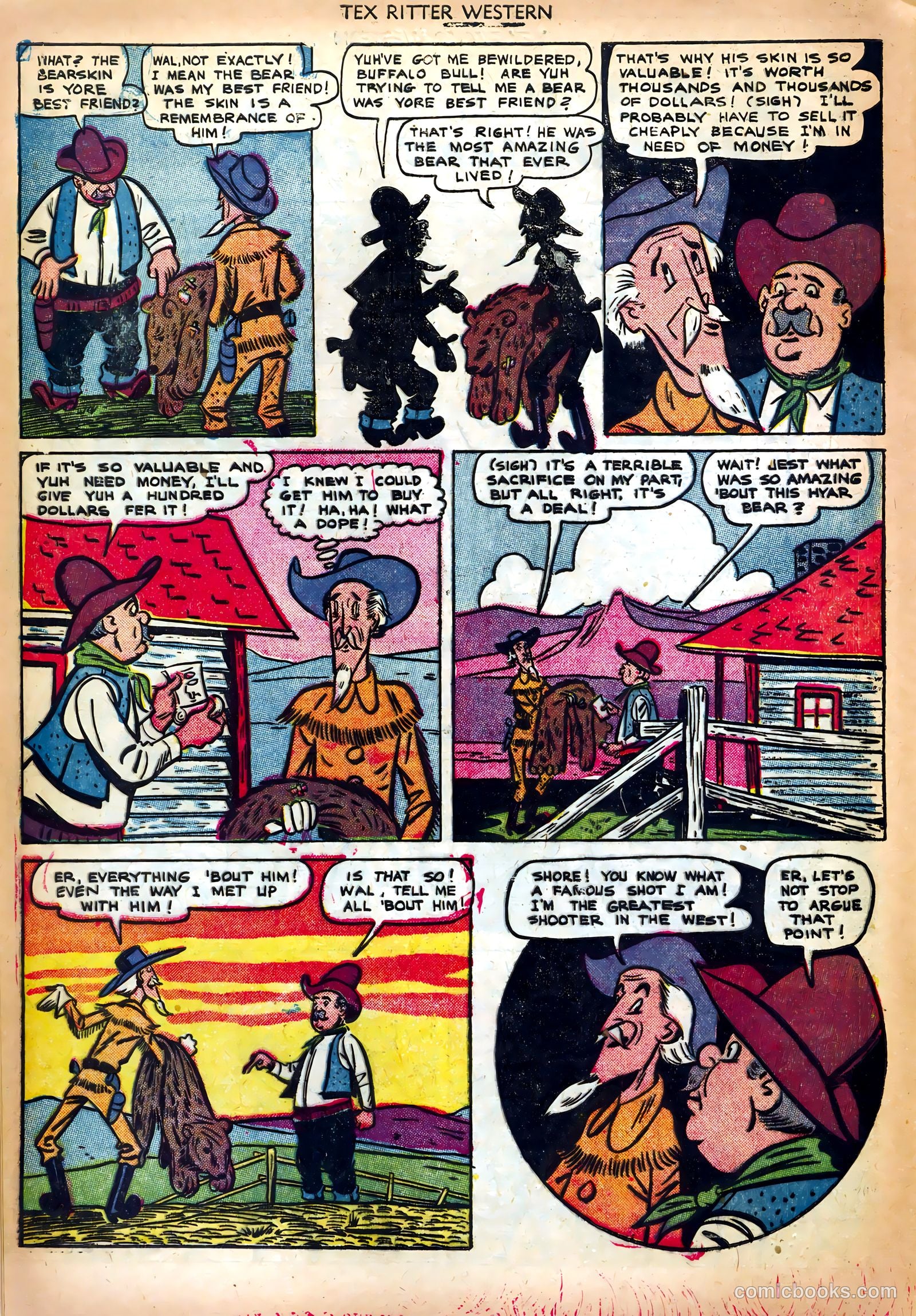 Tex Ritter Western #10 — page 22 of 36