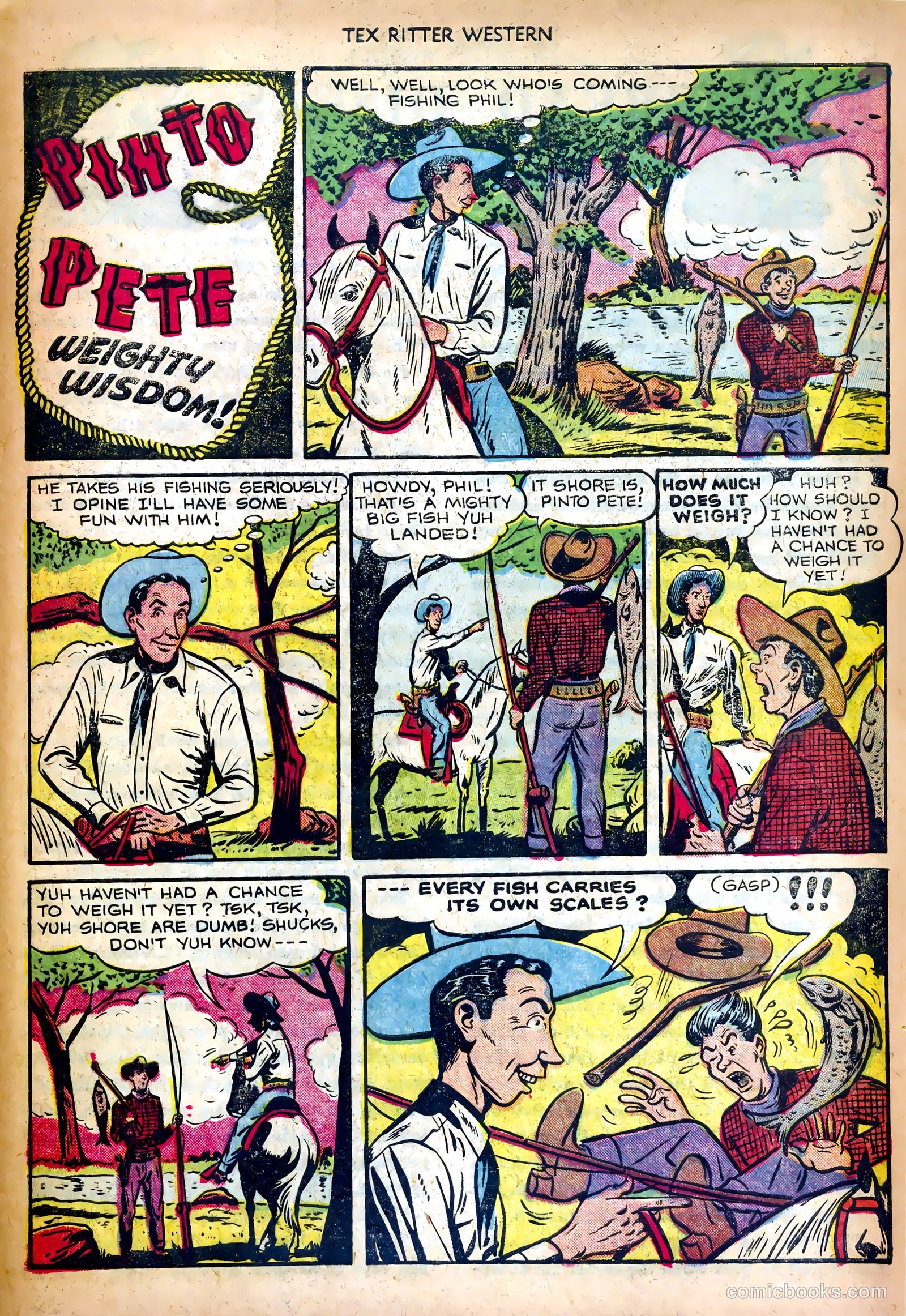 Tex Ritter Western #10 — page 25 of 36