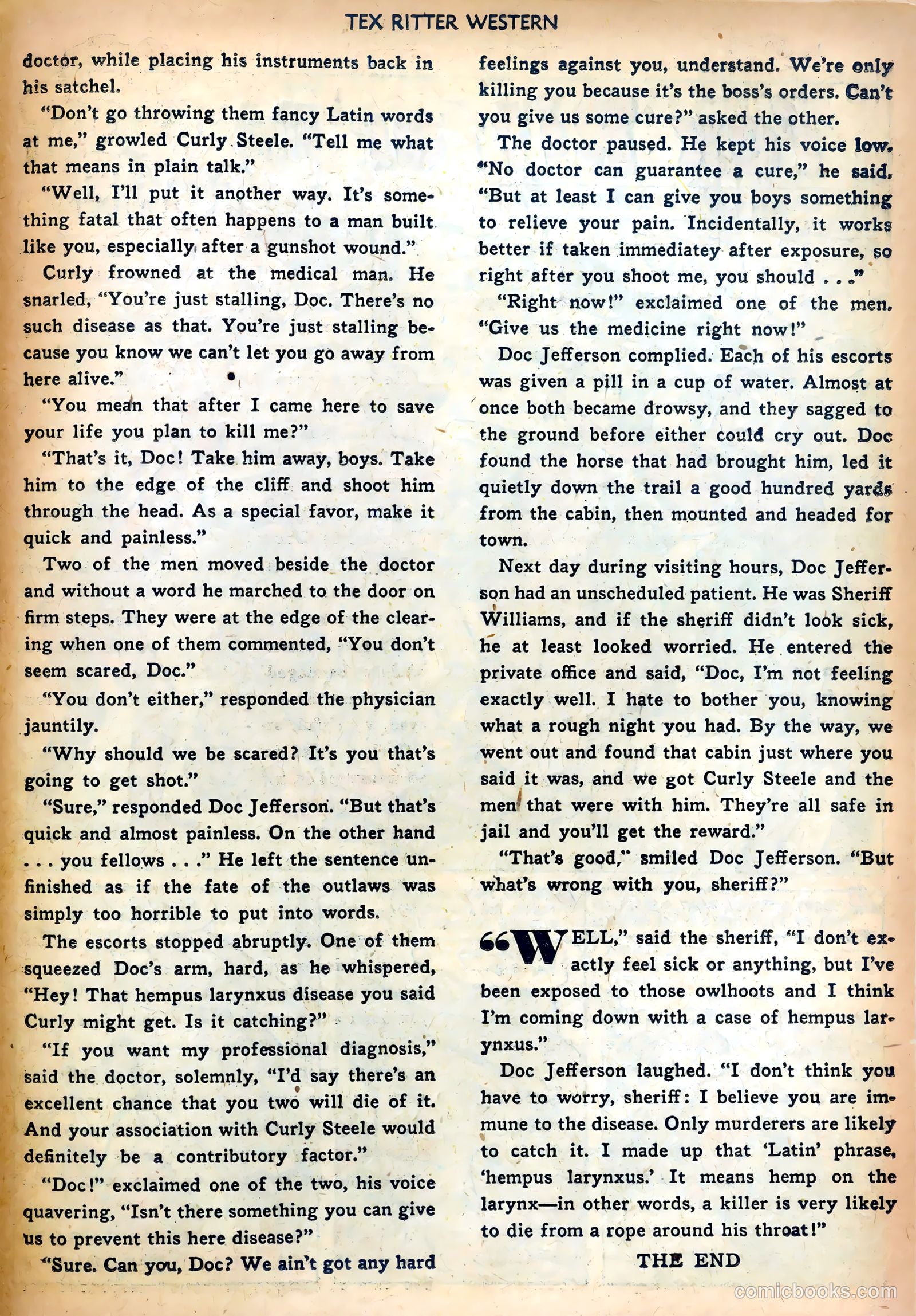 Tex Ritter Western #10 — page 27 of 36