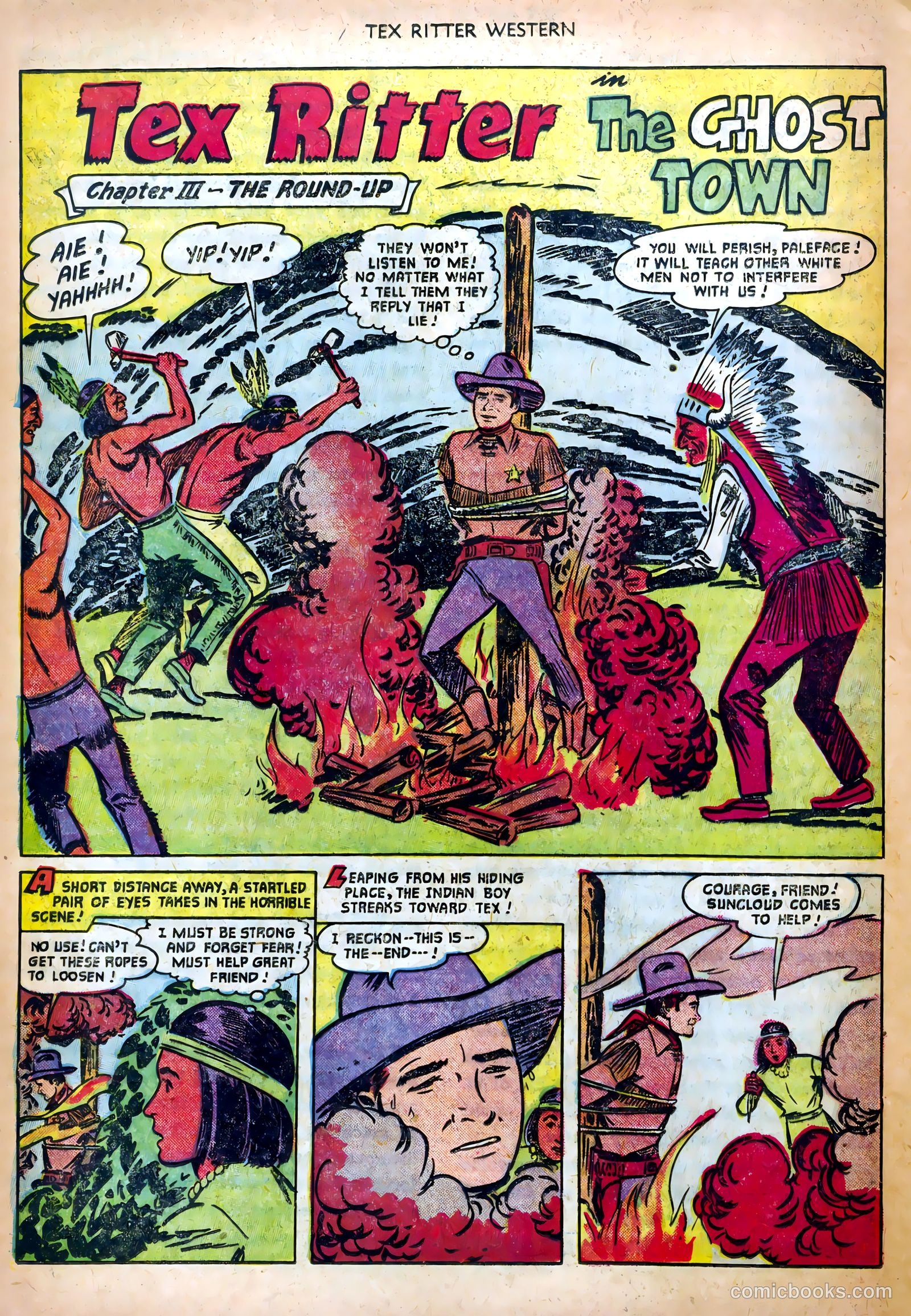 Tex Ritter Western #10 — page 28 of 36