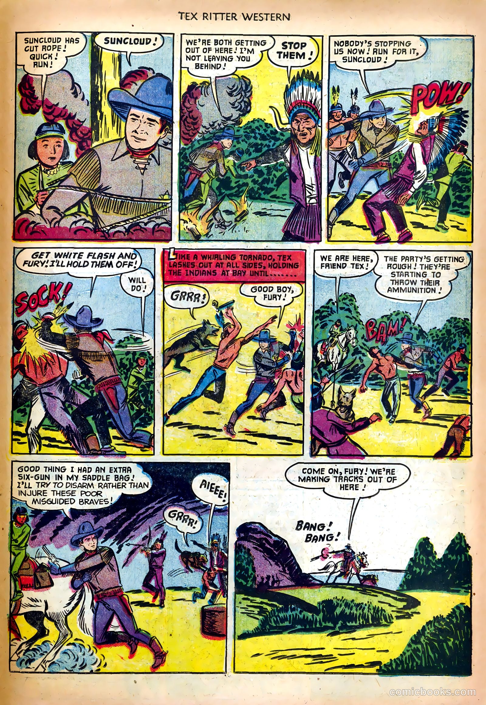 Tex Ritter Western #10 — page 29 of 36