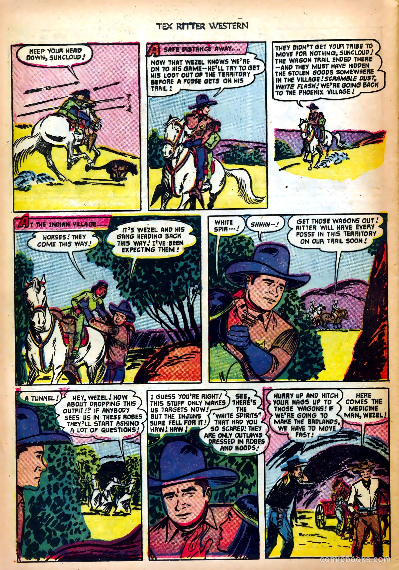 Tex Ritter Western #10 — page 30 of 36