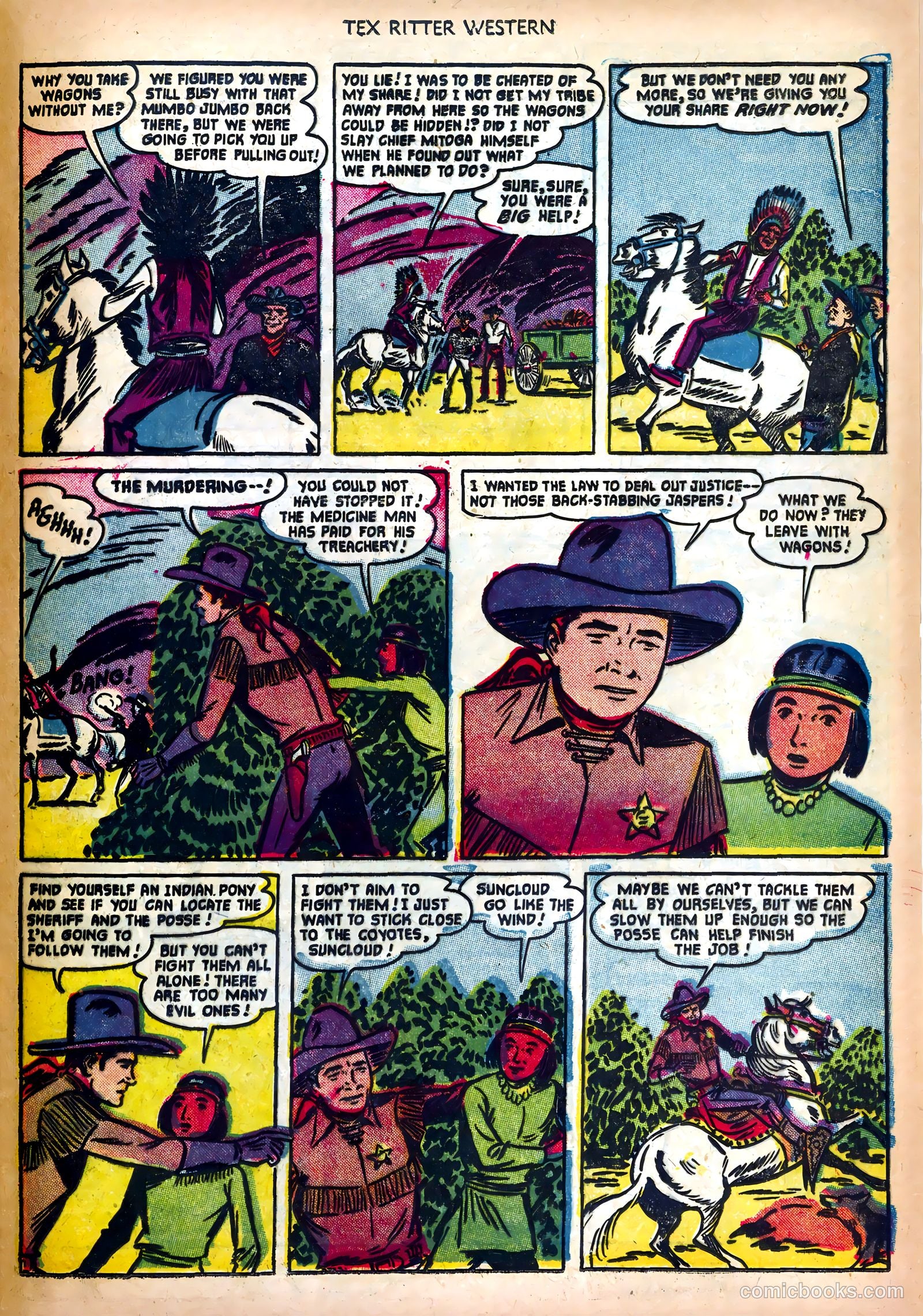 Tex Ritter Western #10 — page 31 of 36