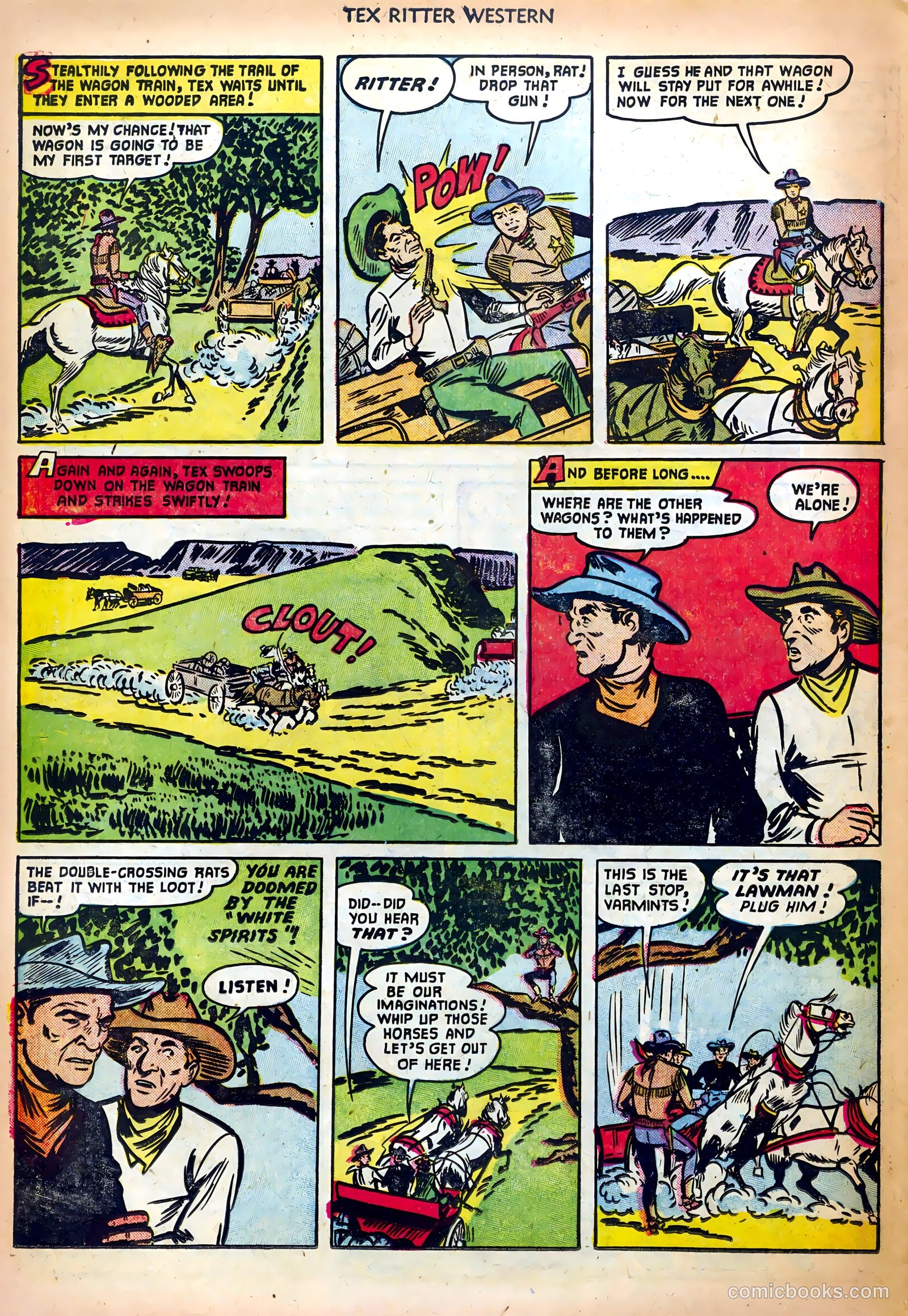 Tex Ritter Western #10 — page 32 of 36
