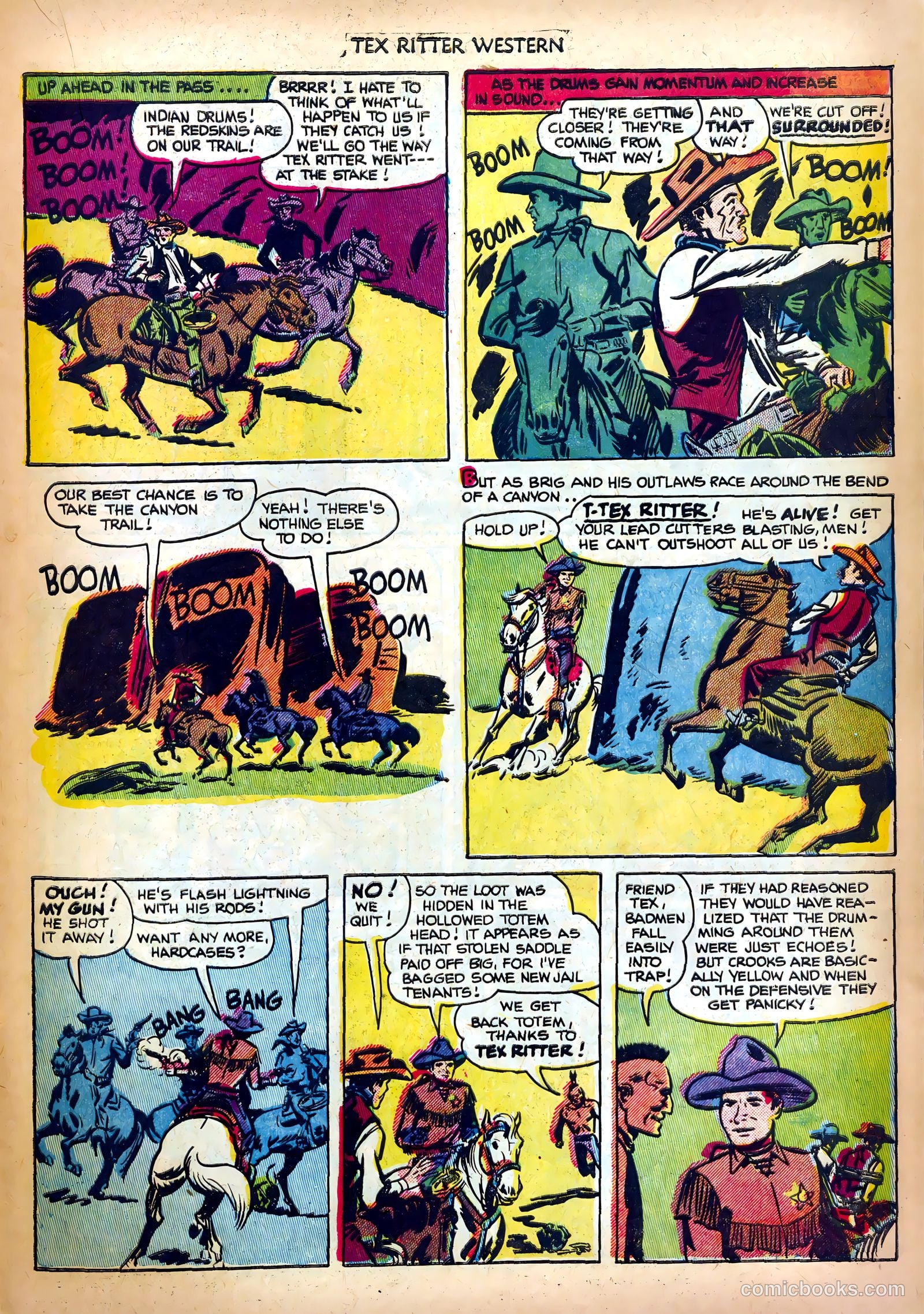 Tex Ritter Western #11 — page 21 of 36