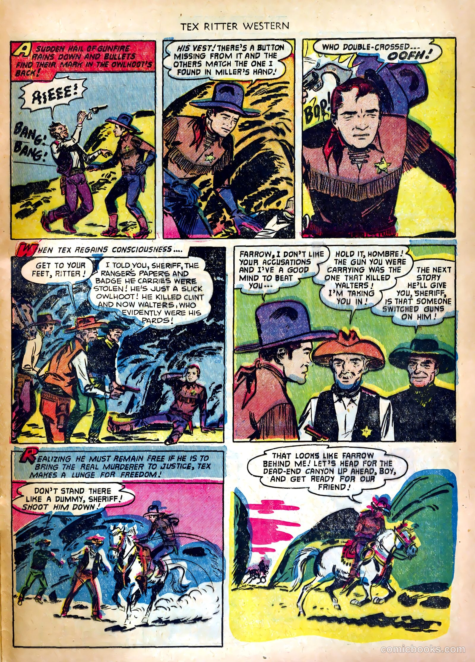 Tex Ritter Western #11 — page 31 of 36