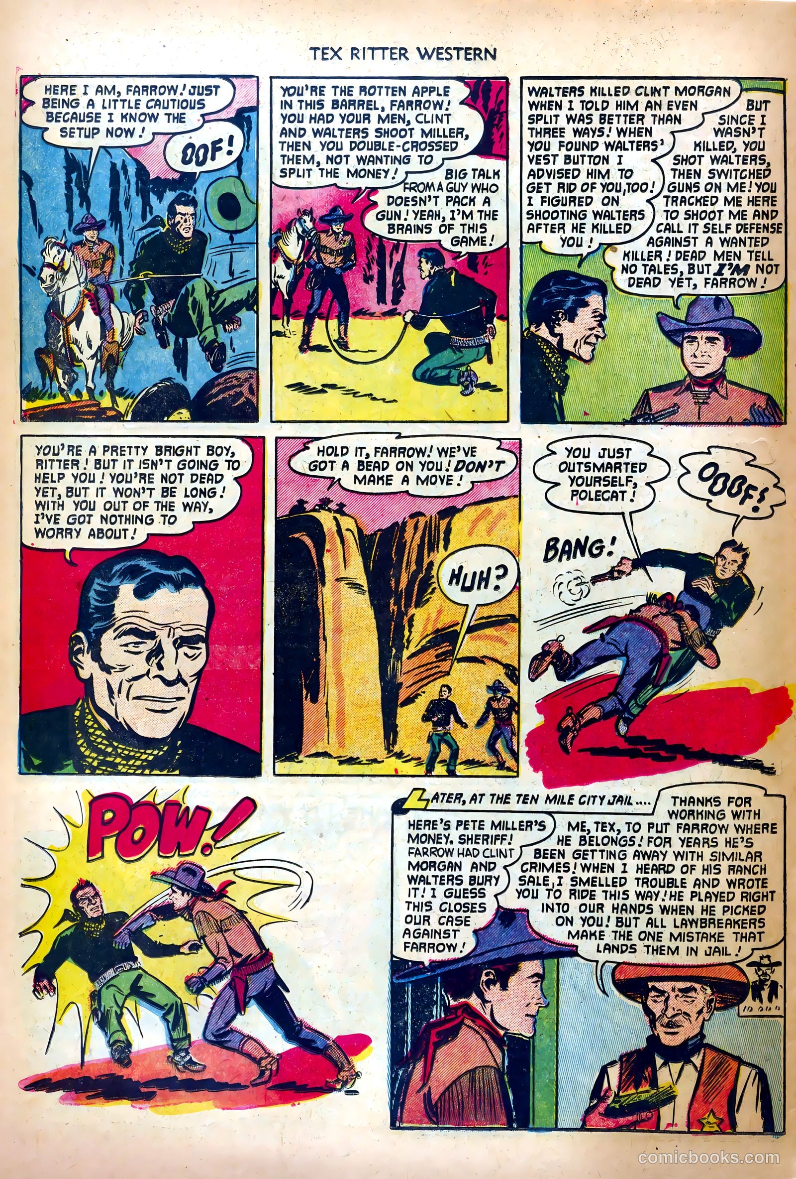 Tex Ritter Western #11 — page 32 of 36