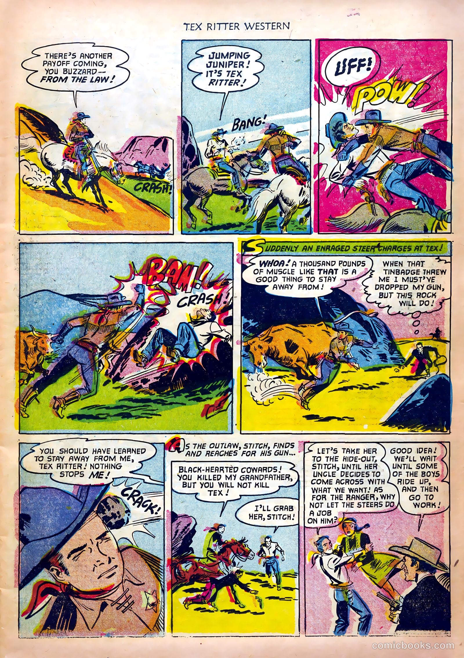 Tex Ritter Western #12 — page 7 of 36