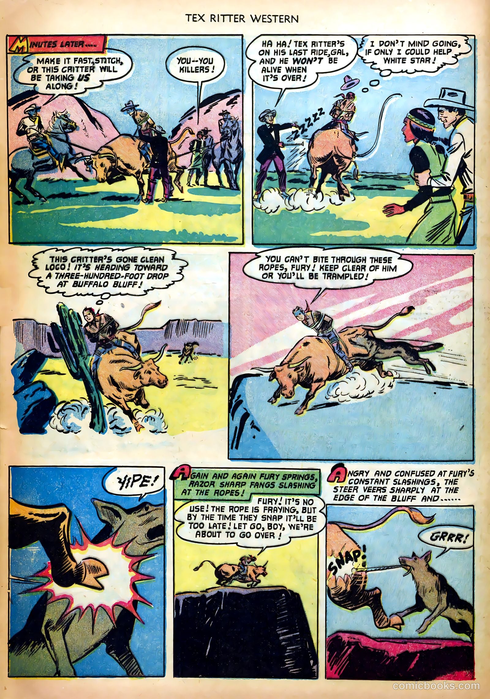 Tex Ritter Western #12 — page 8 of 36