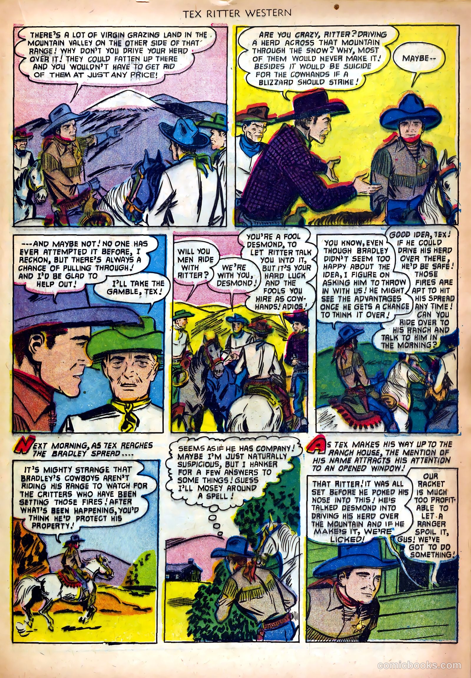 Tex Ritter Western #12 — page 21 of 36