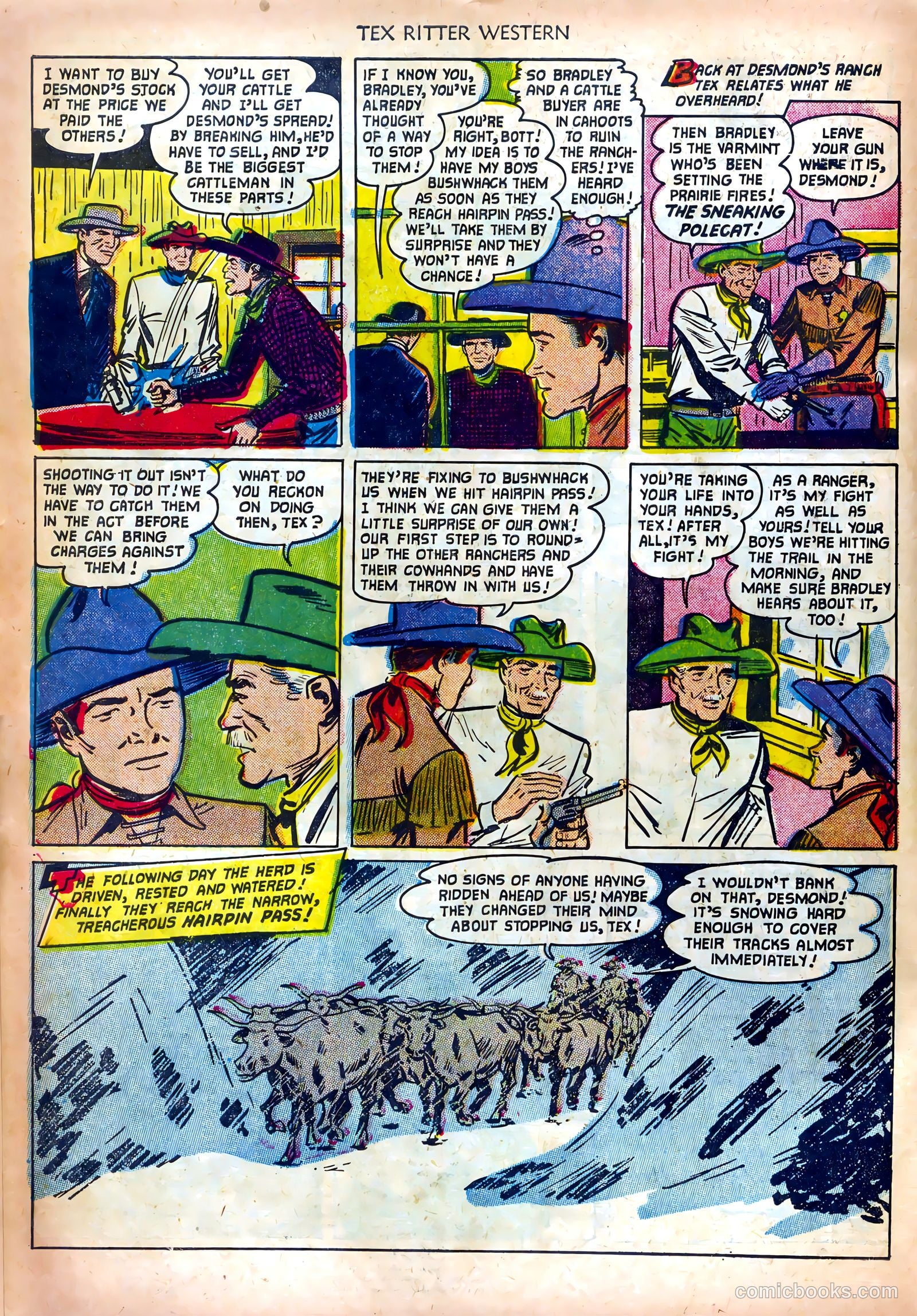 Tex Ritter Western #12 — page 22 of 36