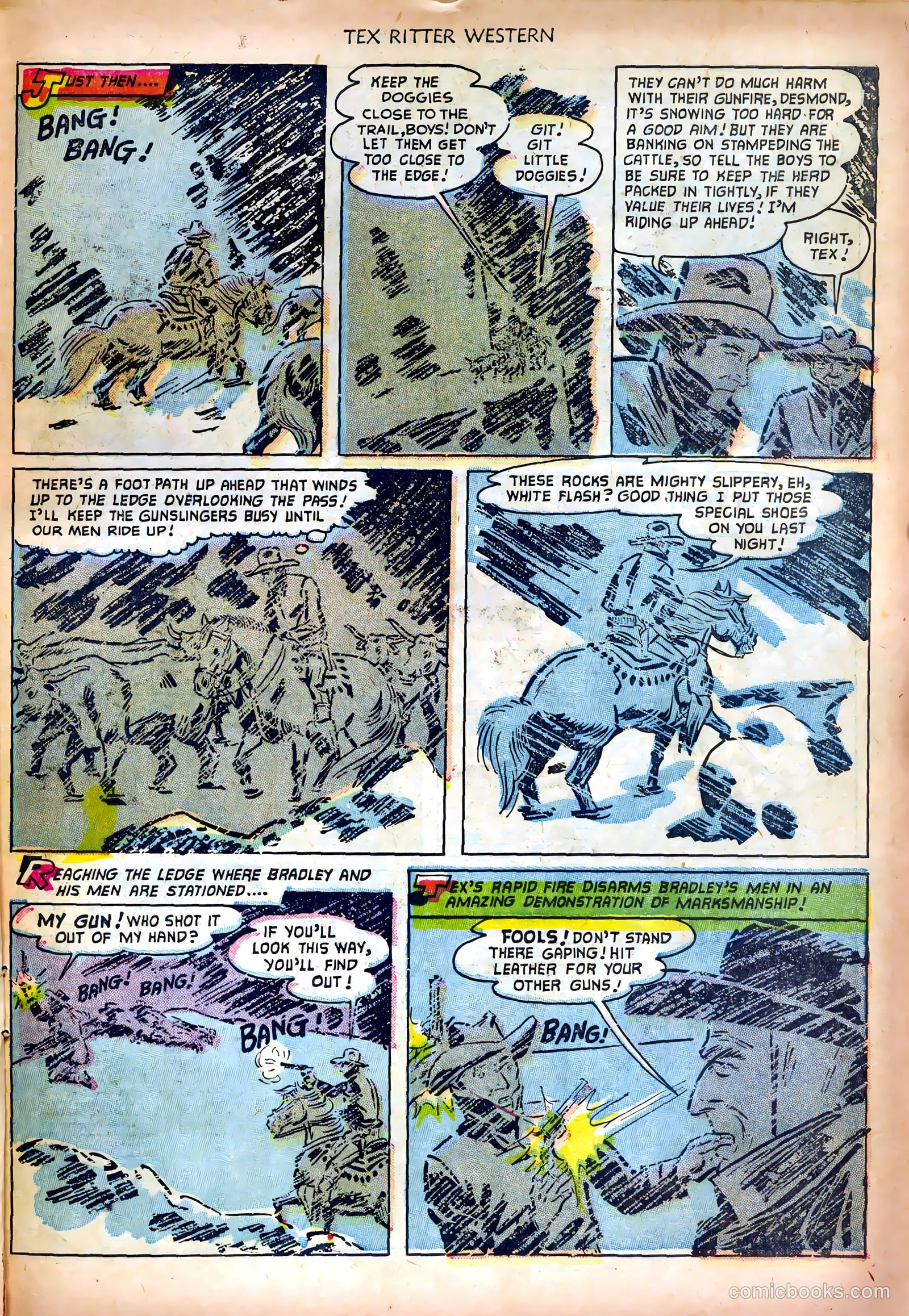 Tex Ritter Western #12 — page 23 of 36