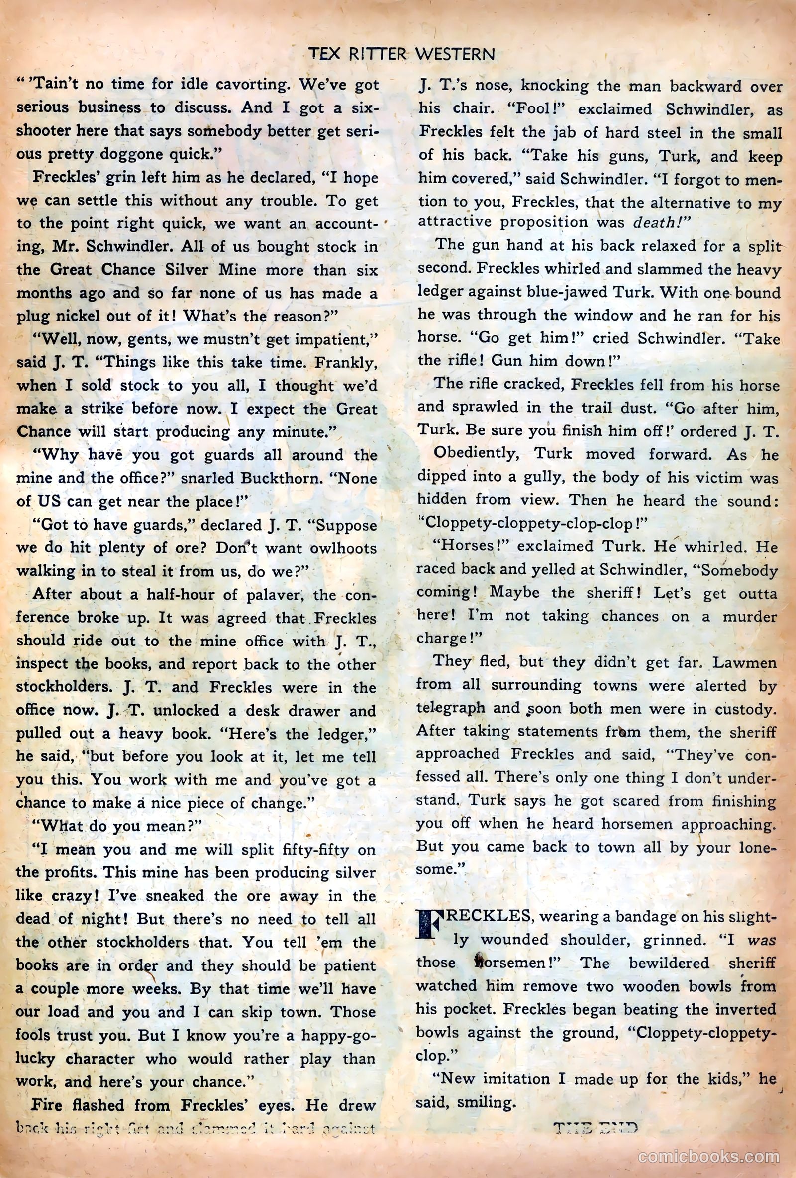 Tex Ritter Western #12 — page 27 of 36