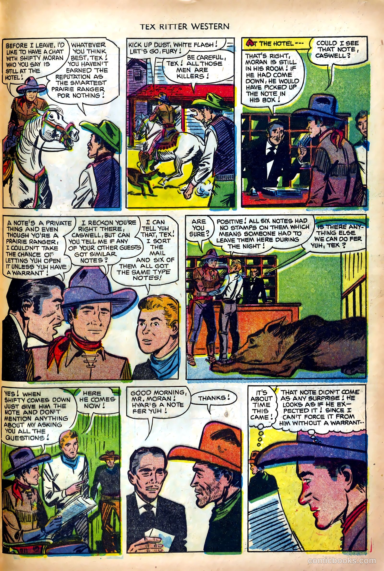 Tex Ritter Western #12 — page 29 of 36