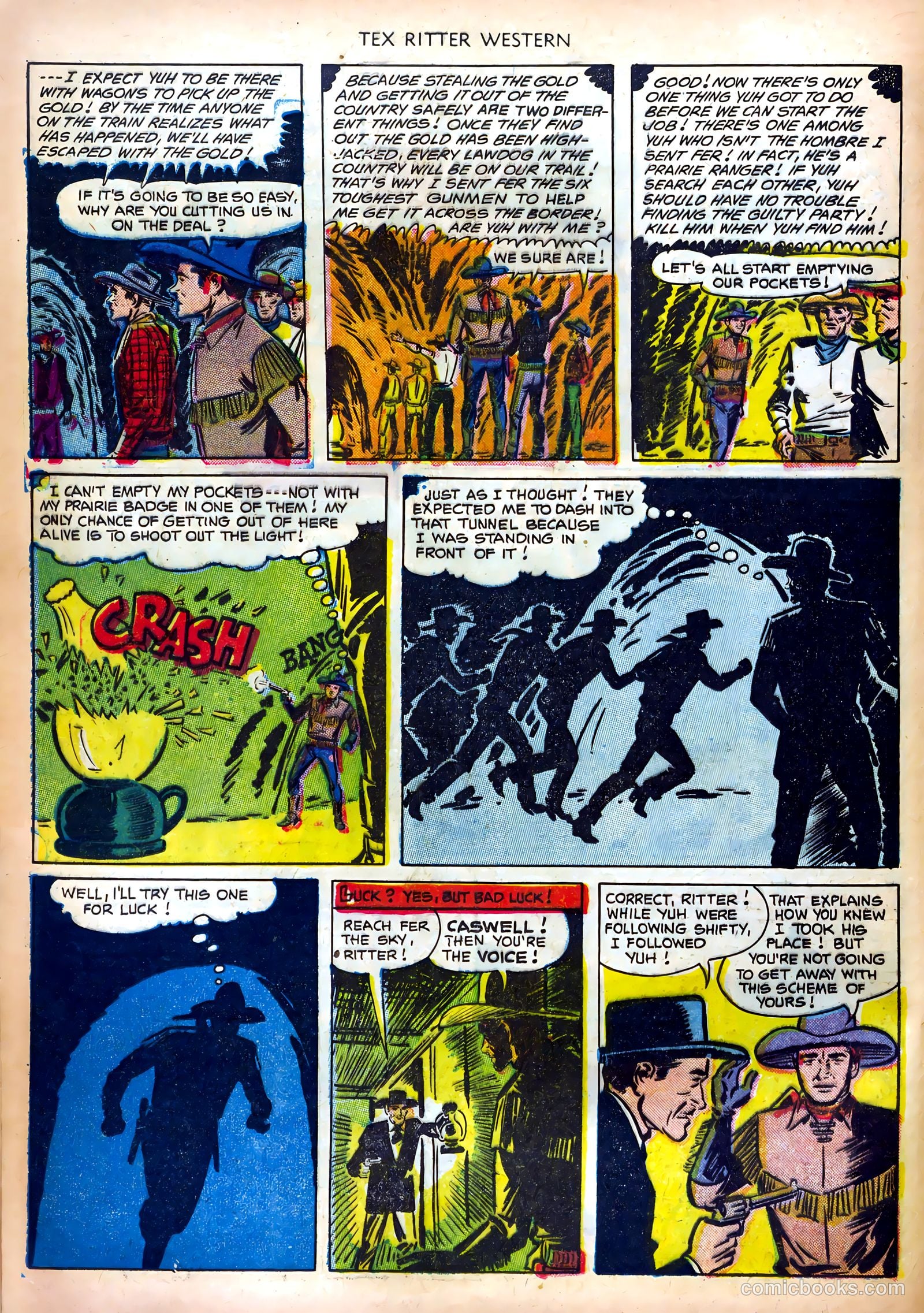 Tex Ritter Western #12 — page 32 of 36