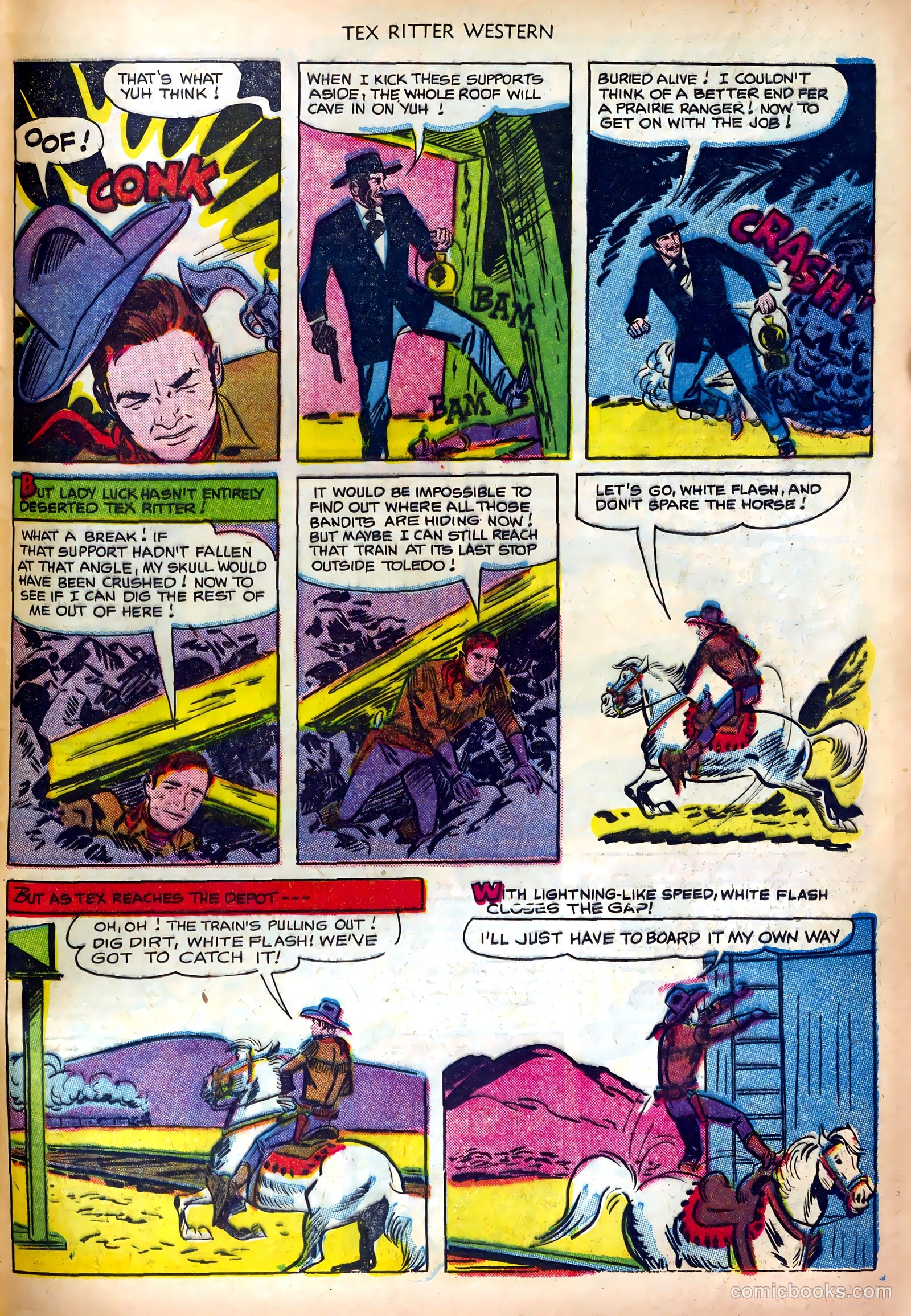 Tex Ritter Western #12 — page 33 of 36
