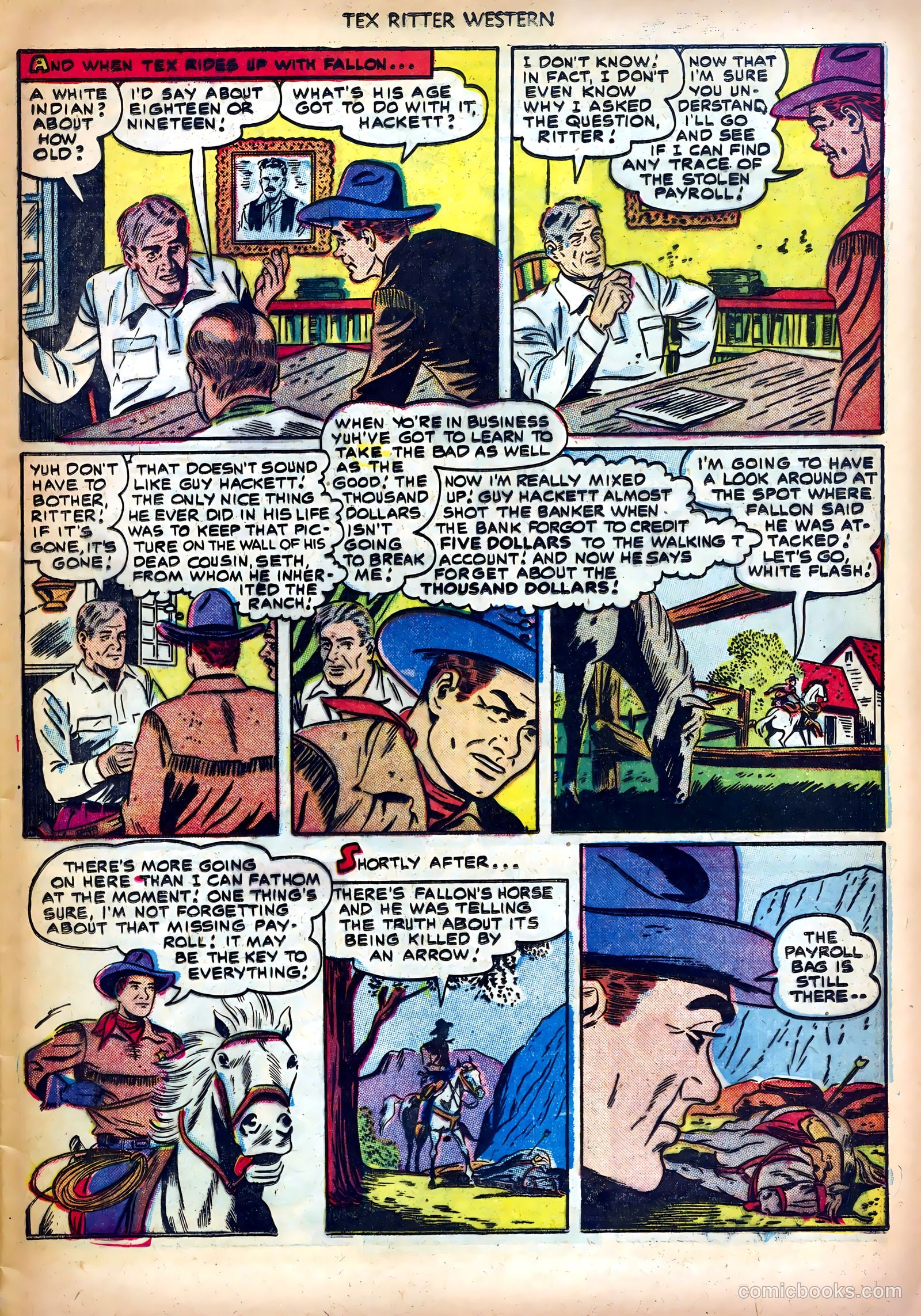 Tex Ritter Western #13 — page 5 of 36