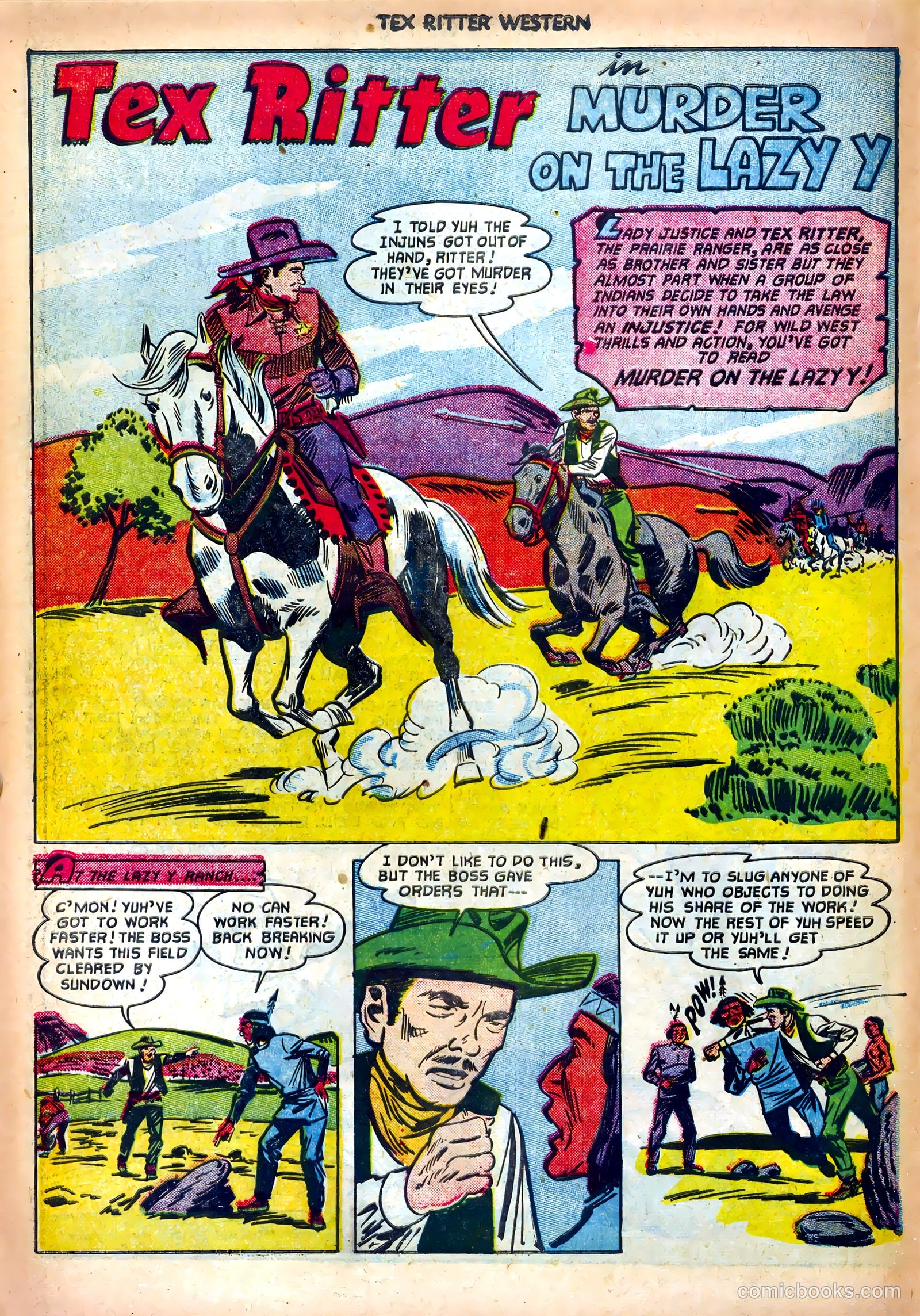 Tex Ritter Western #13 — page 18 of 36