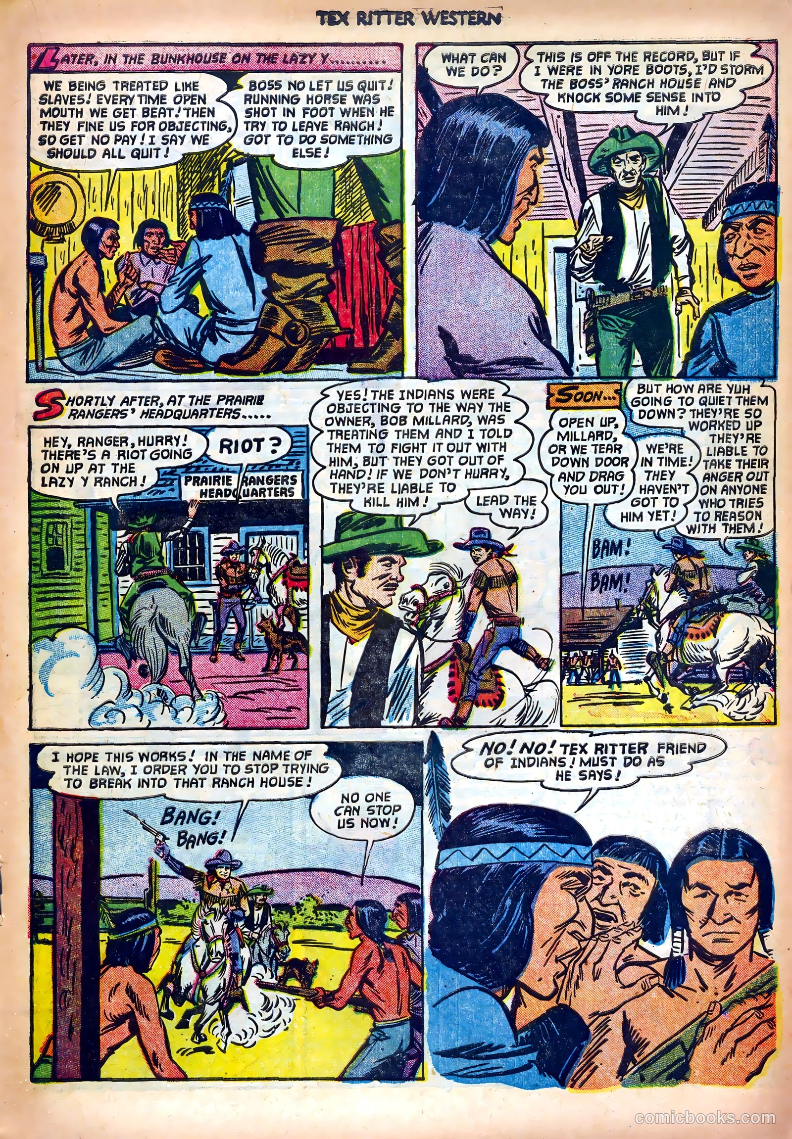 Tex Ritter Western #13 — page 19 of 36