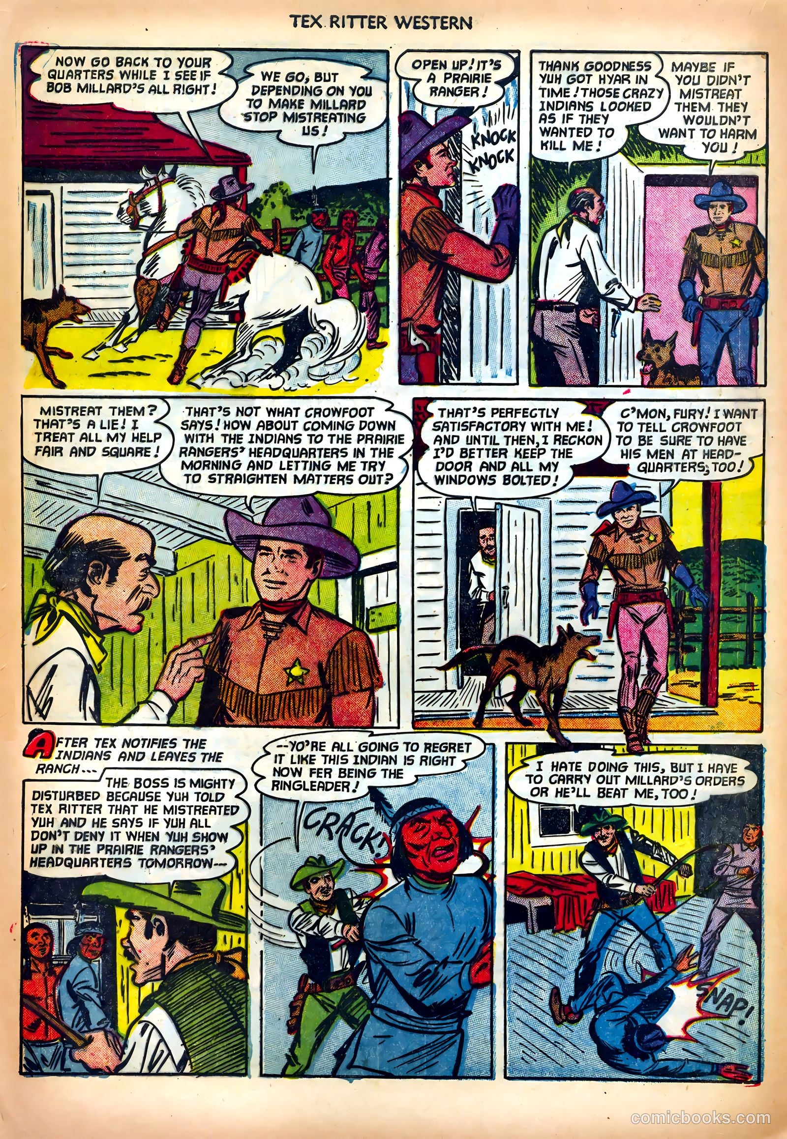 Tex Ritter Western #13 — page 20 of 36