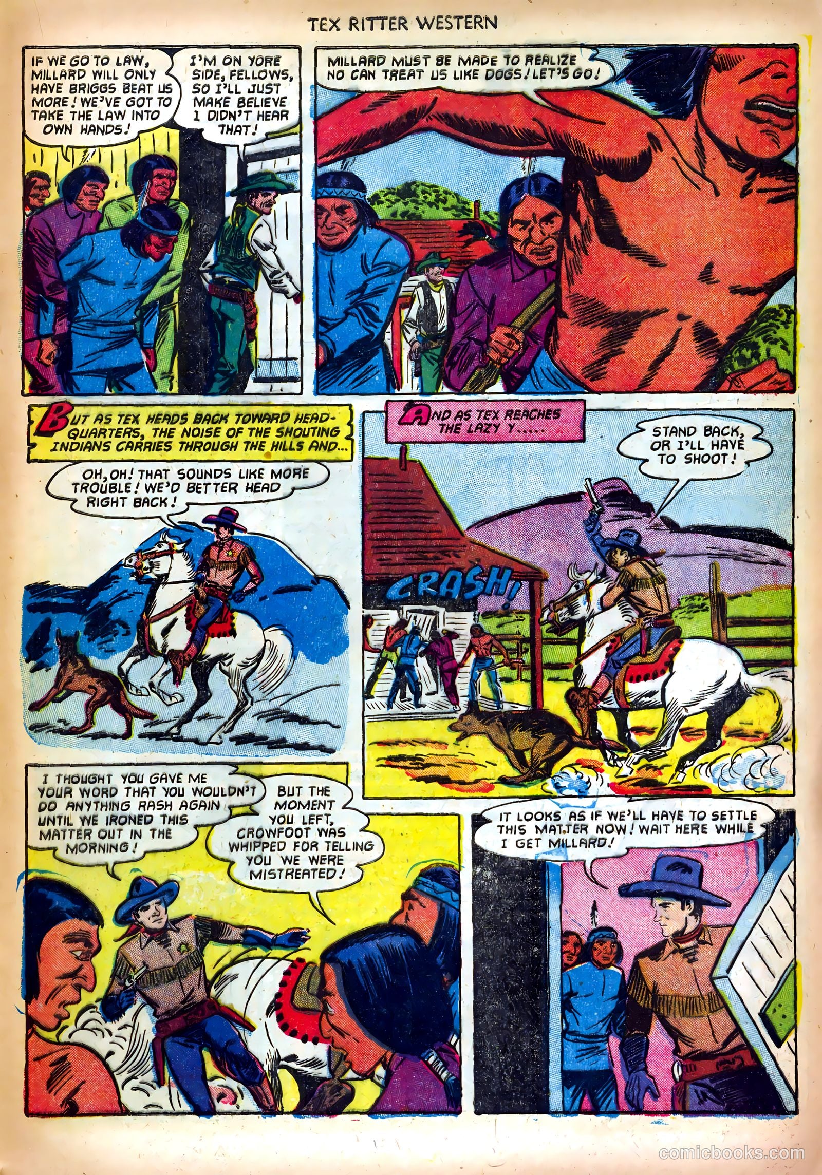 Tex Ritter Western #13 — page 21 of 36