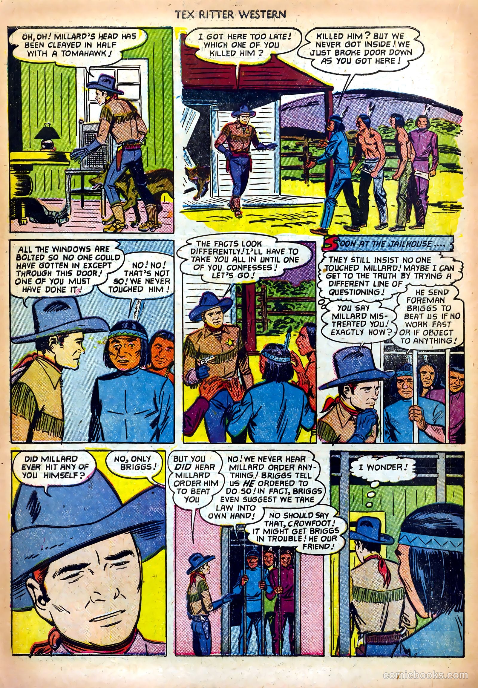 Tex Ritter Western #13 — page 22 of 36
