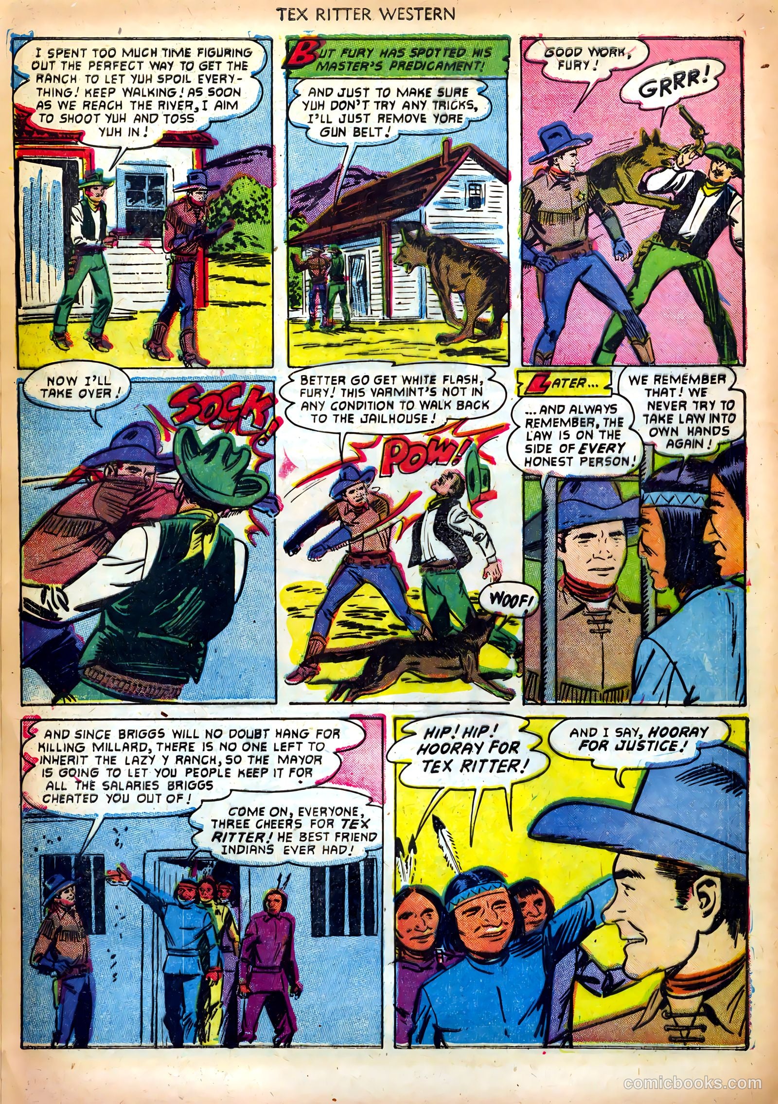 Tex Ritter Western #13 — page 24 of 36