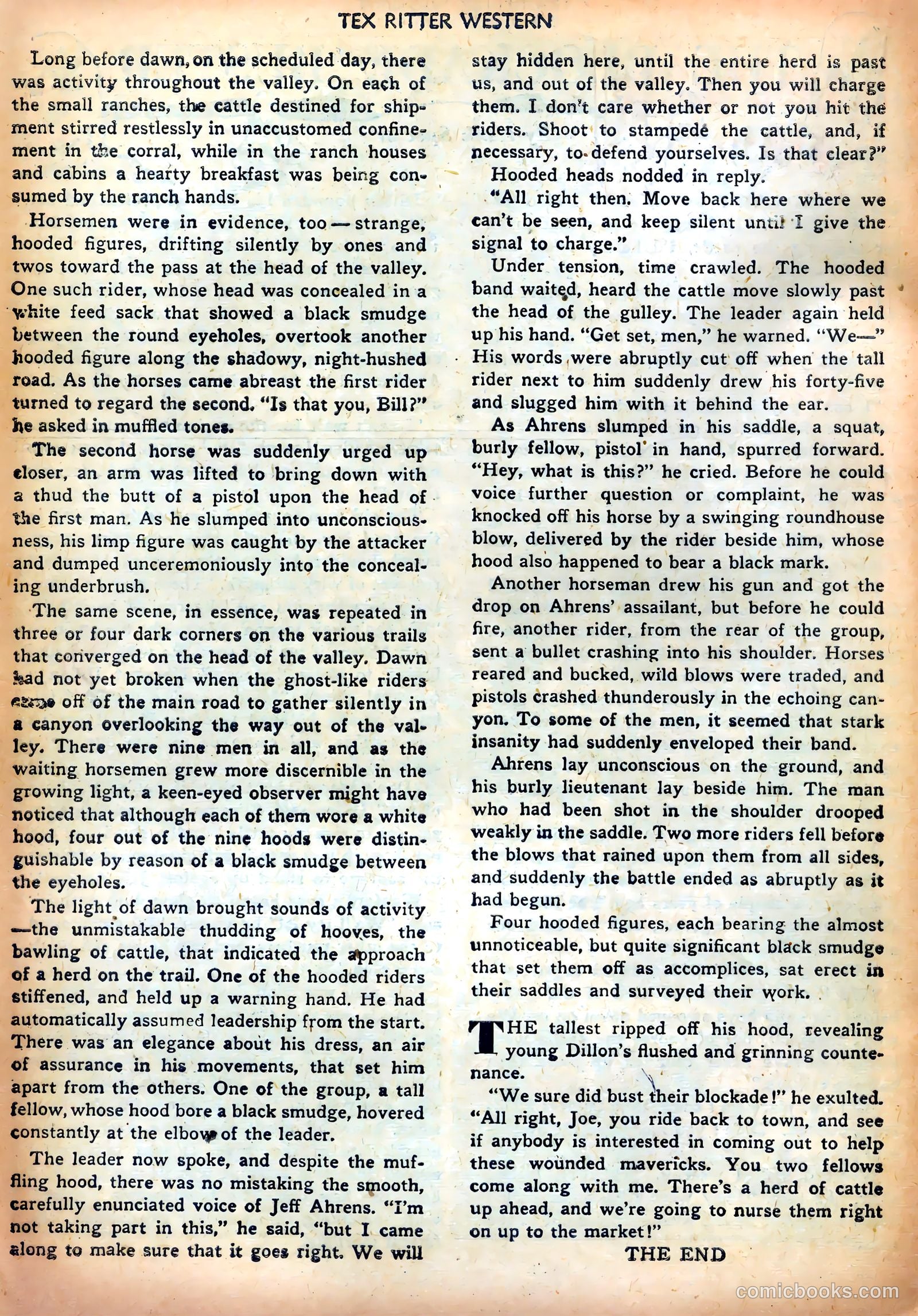 Tex Ritter Western #13 — page 26 of 36