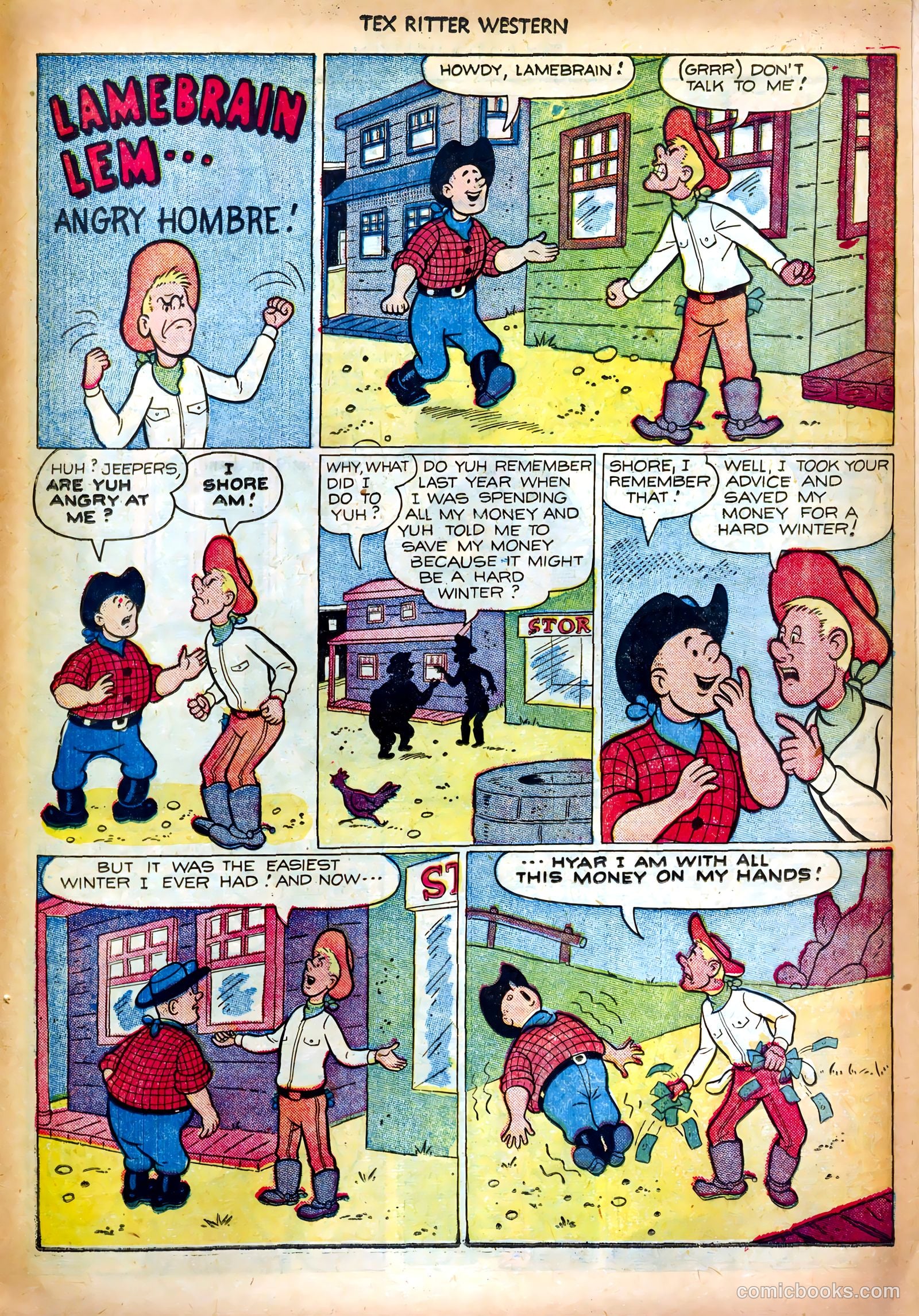 Tex Ritter Western #13 — page 27 of 36