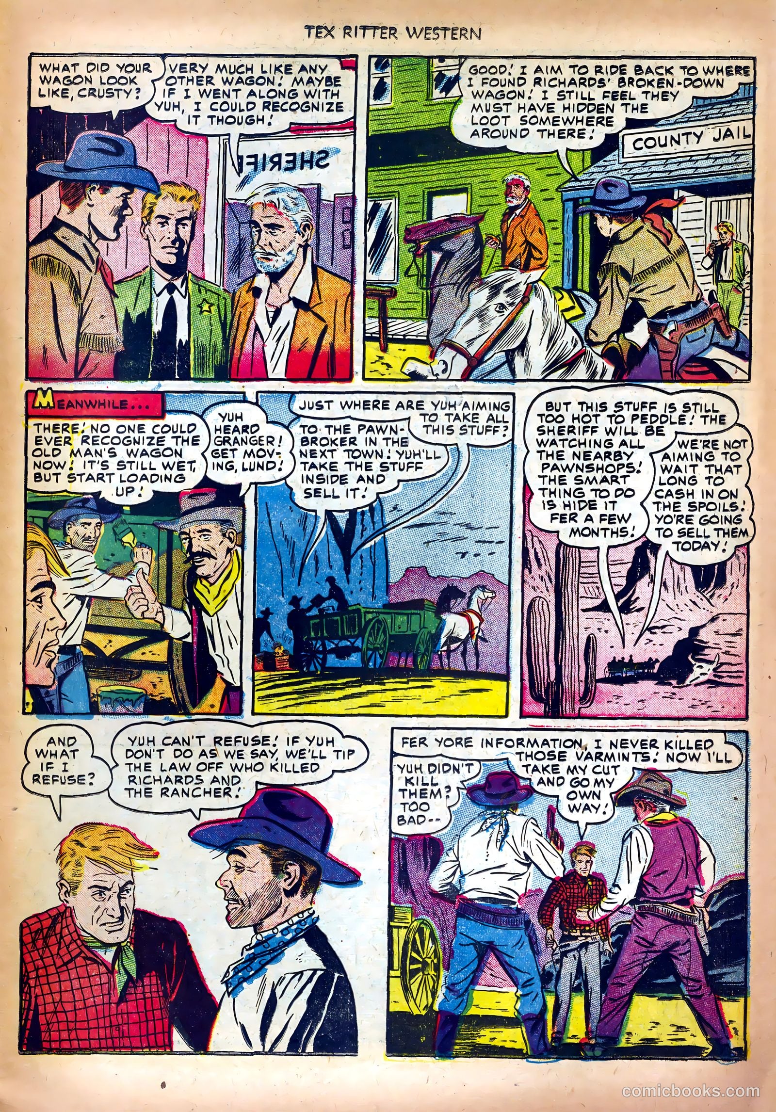 Tex Ritter Western #13 — page 31 of 36