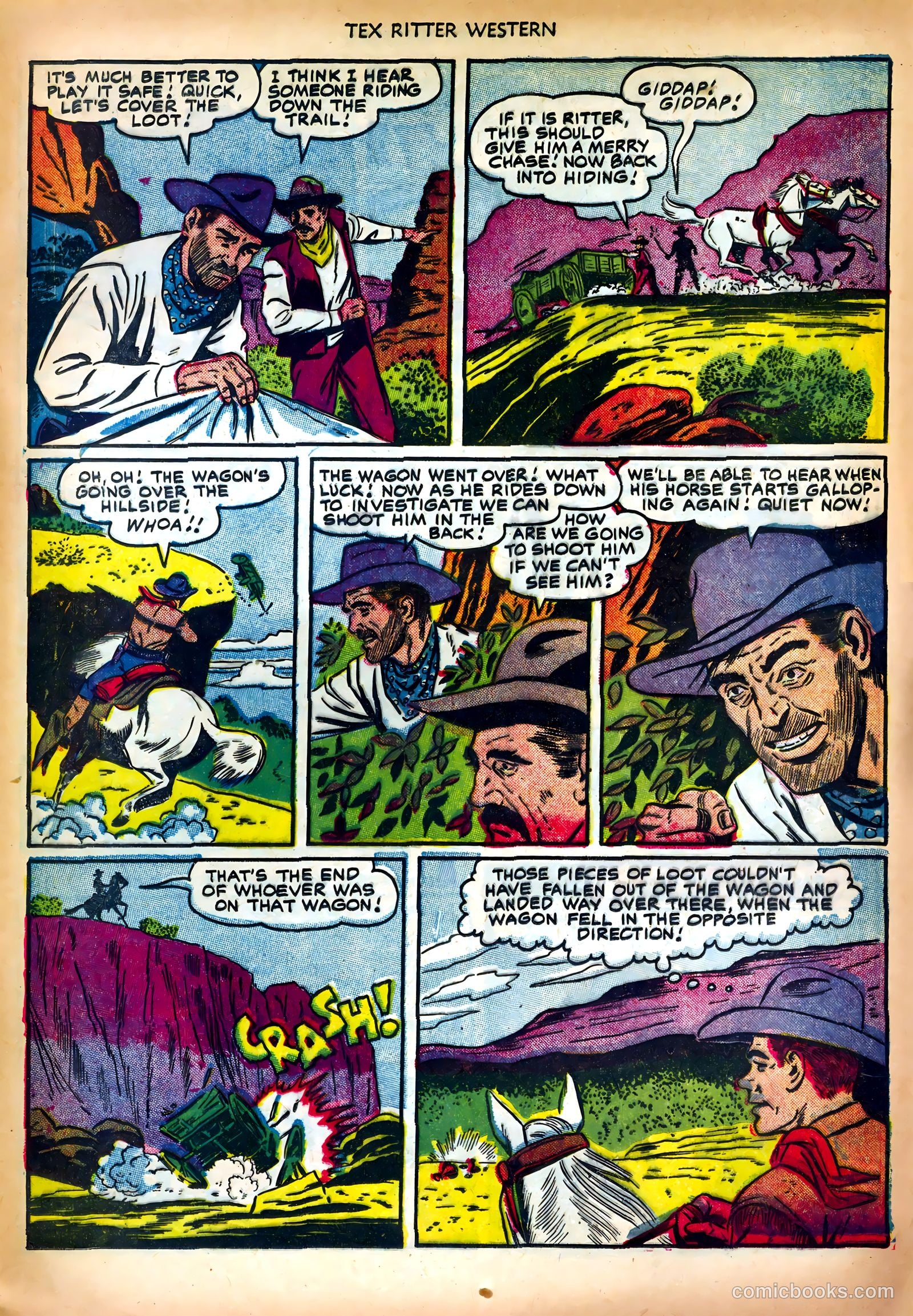 Tex Ritter Western #13 — page 33 of 36
